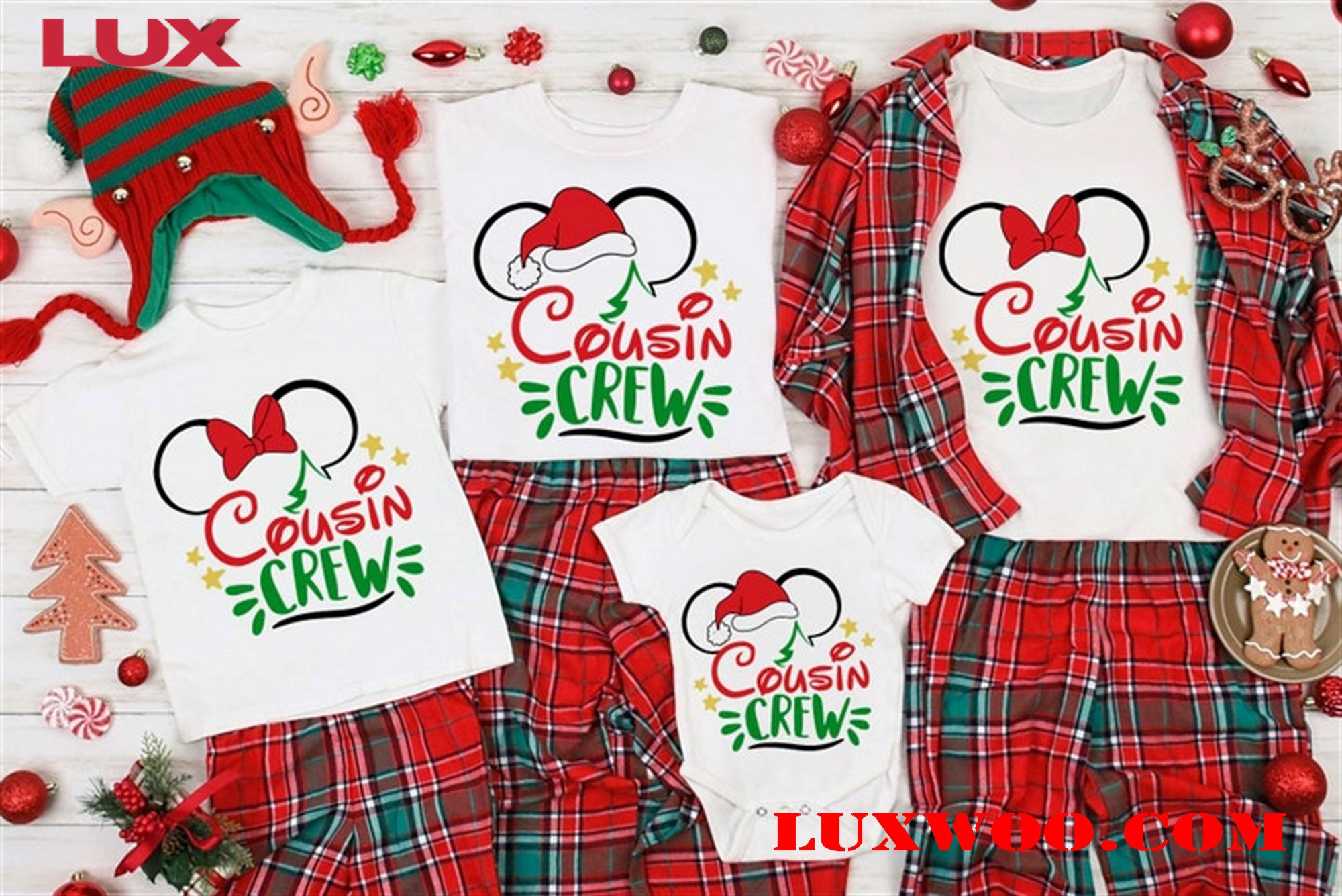 Cousin Crew Christmas Disney Family T-shirt 