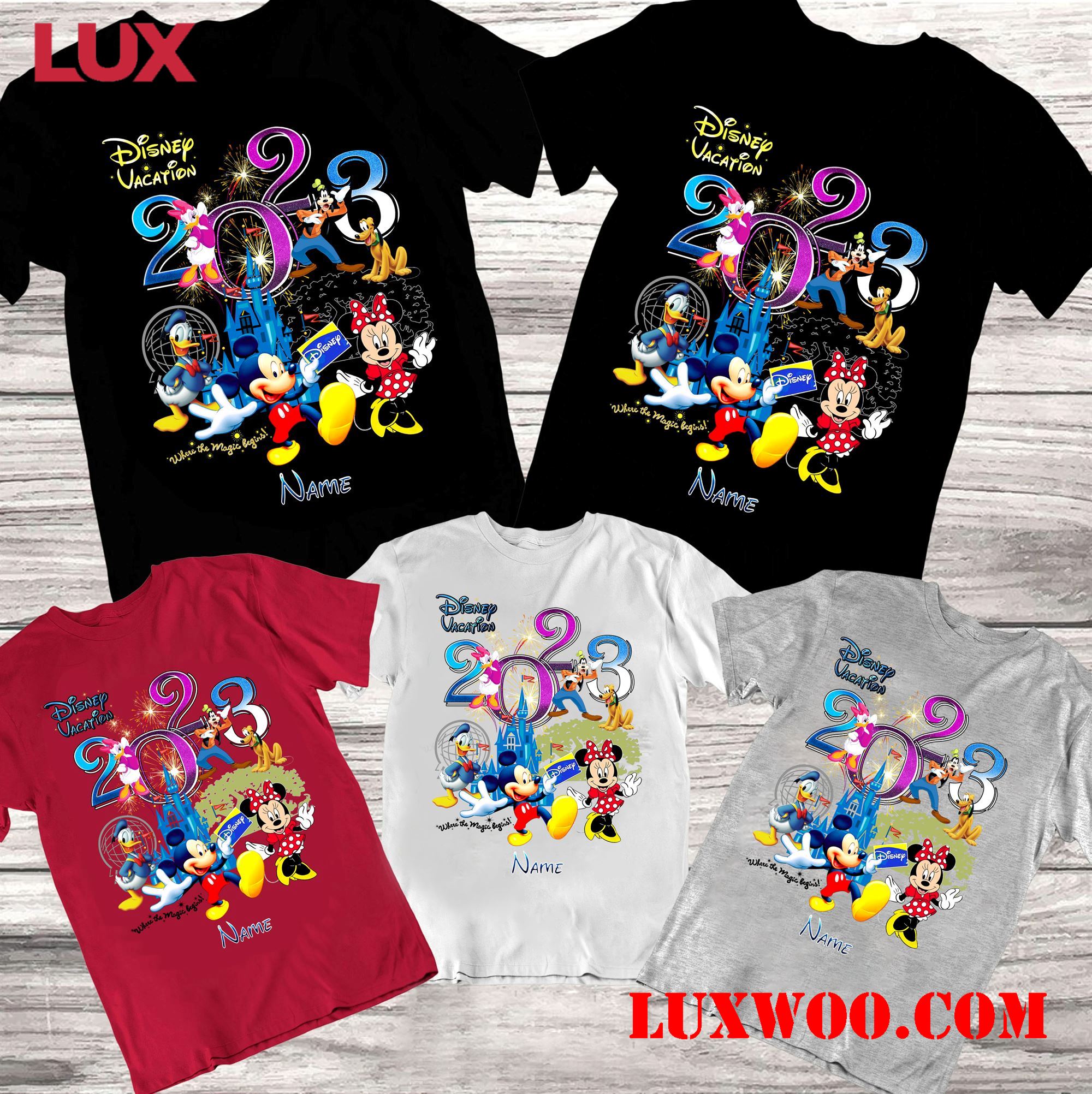 Disneyworld Vacation 2023 Family Shirts Magic Family Trip T-shirt 