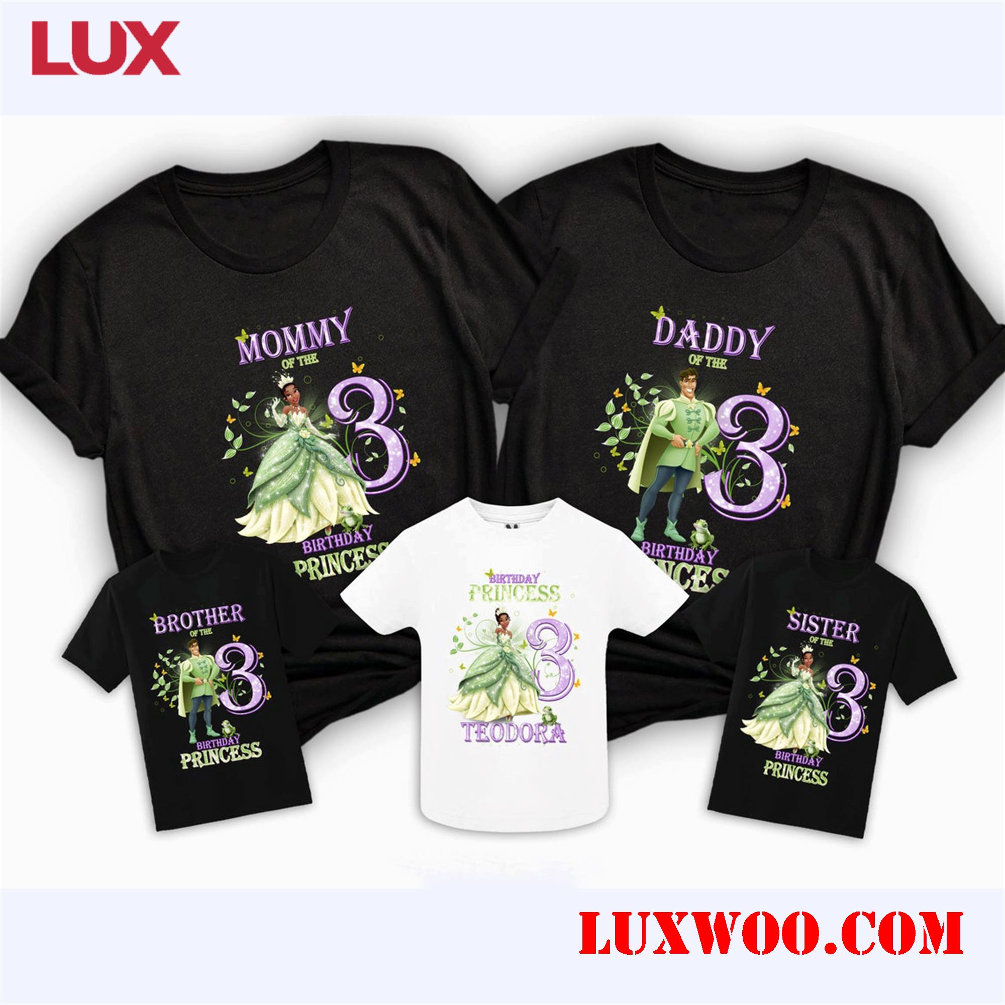 Princess Tiana Shirts Princess Tiana Birthday Matching Disney Family Custom Shirts 