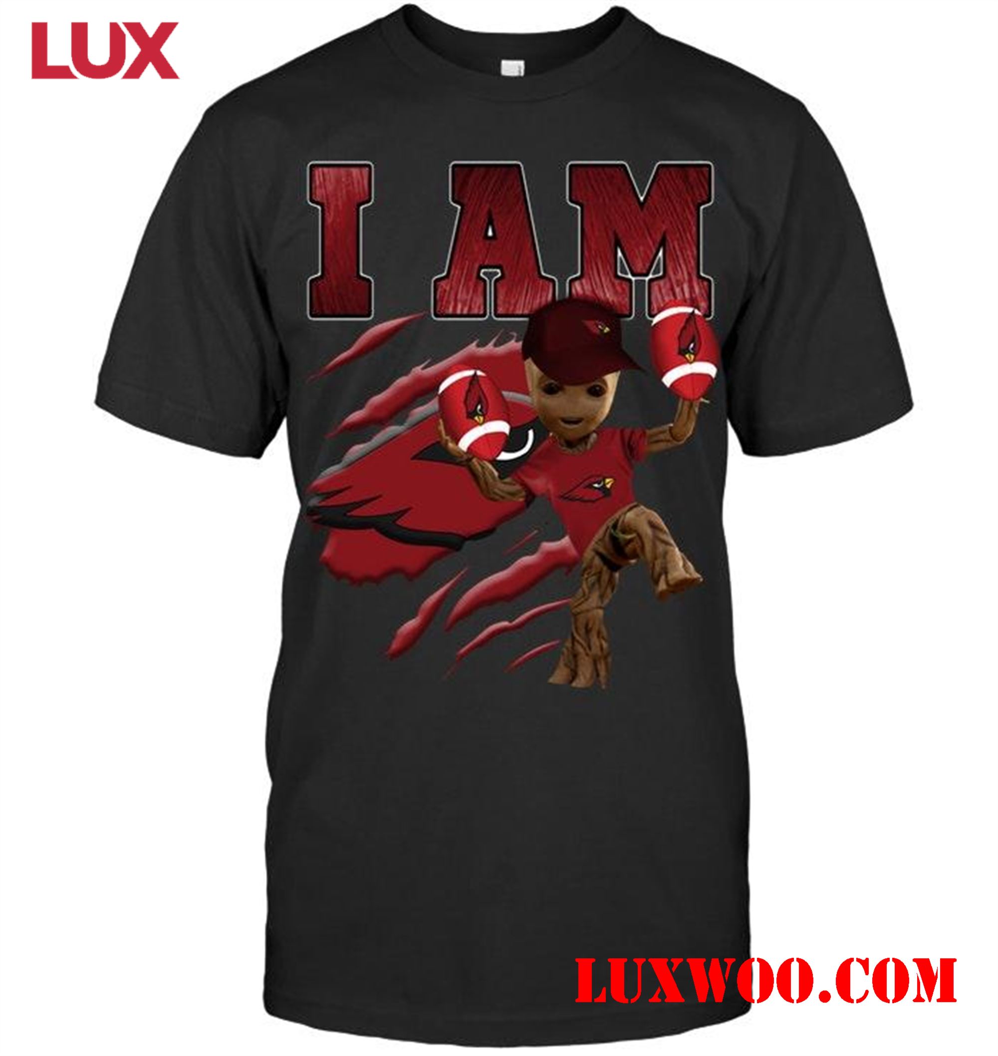 Nfl Arizona Cardinals I Am Groot Loves Arizona Cardinals Fan T Shirt 
