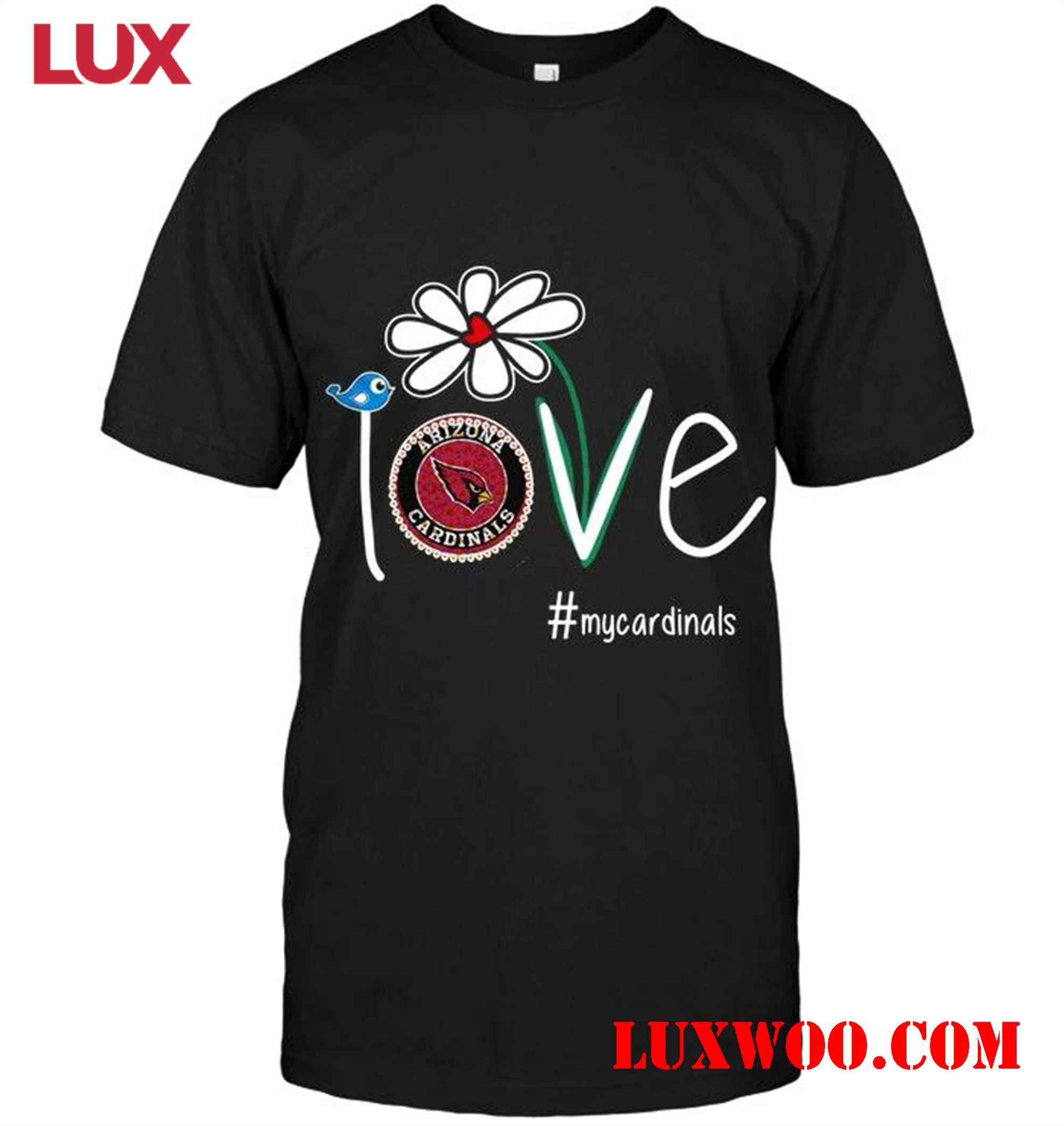 Nfl Arizona Cardinals Love My Cardinals Arizona Cardinals Daisy Fan Shirt 