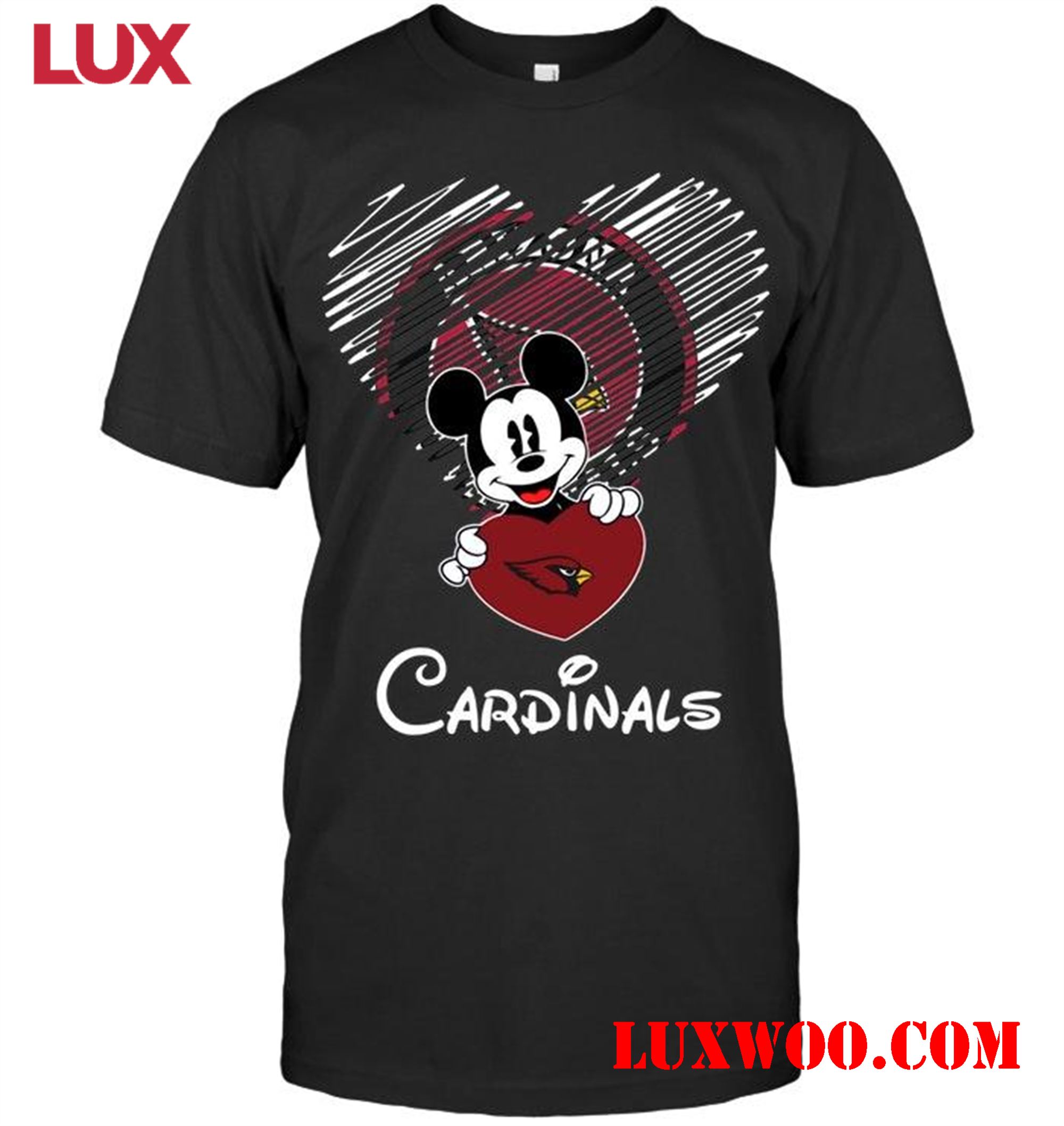 Nfl Arizona Cardinals Mickey Loves Arizona Cardinals Fan Shirt 