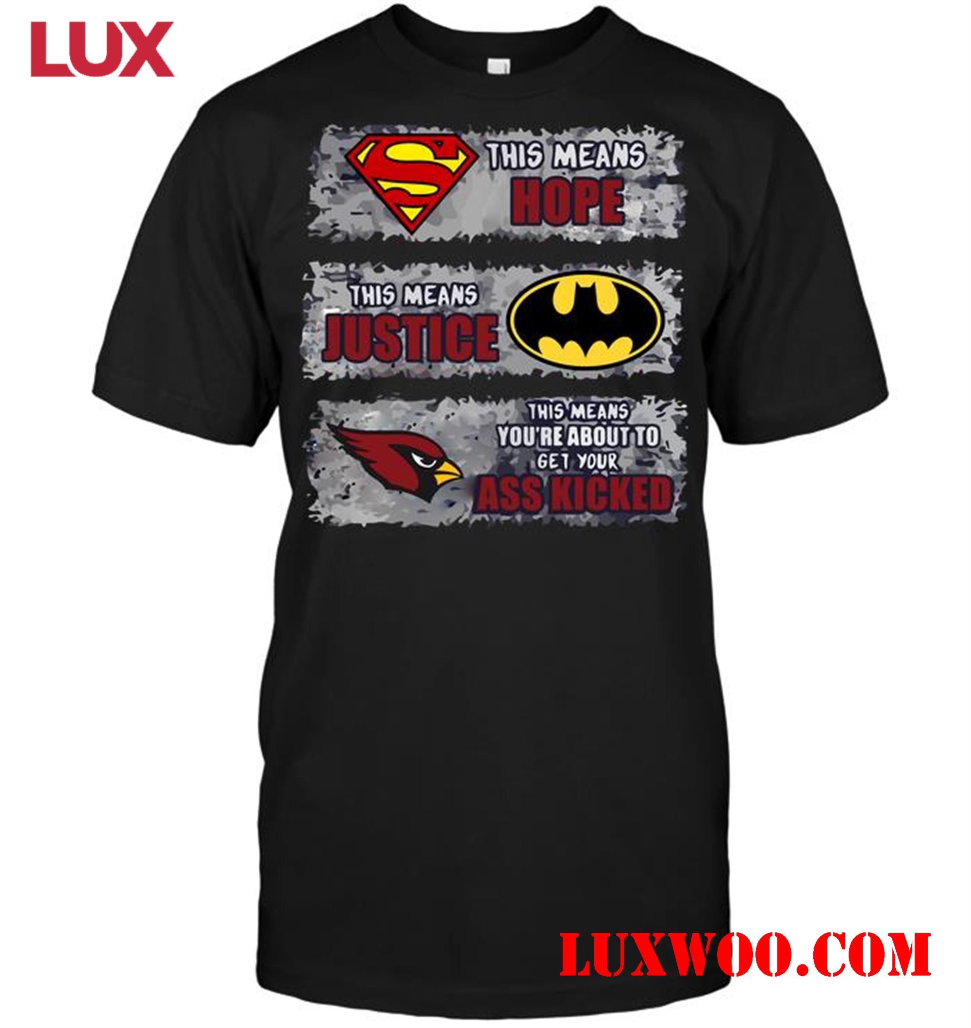 Nfl Arizona Cardinals Superman Means Hope Batman Means Justice This Means 