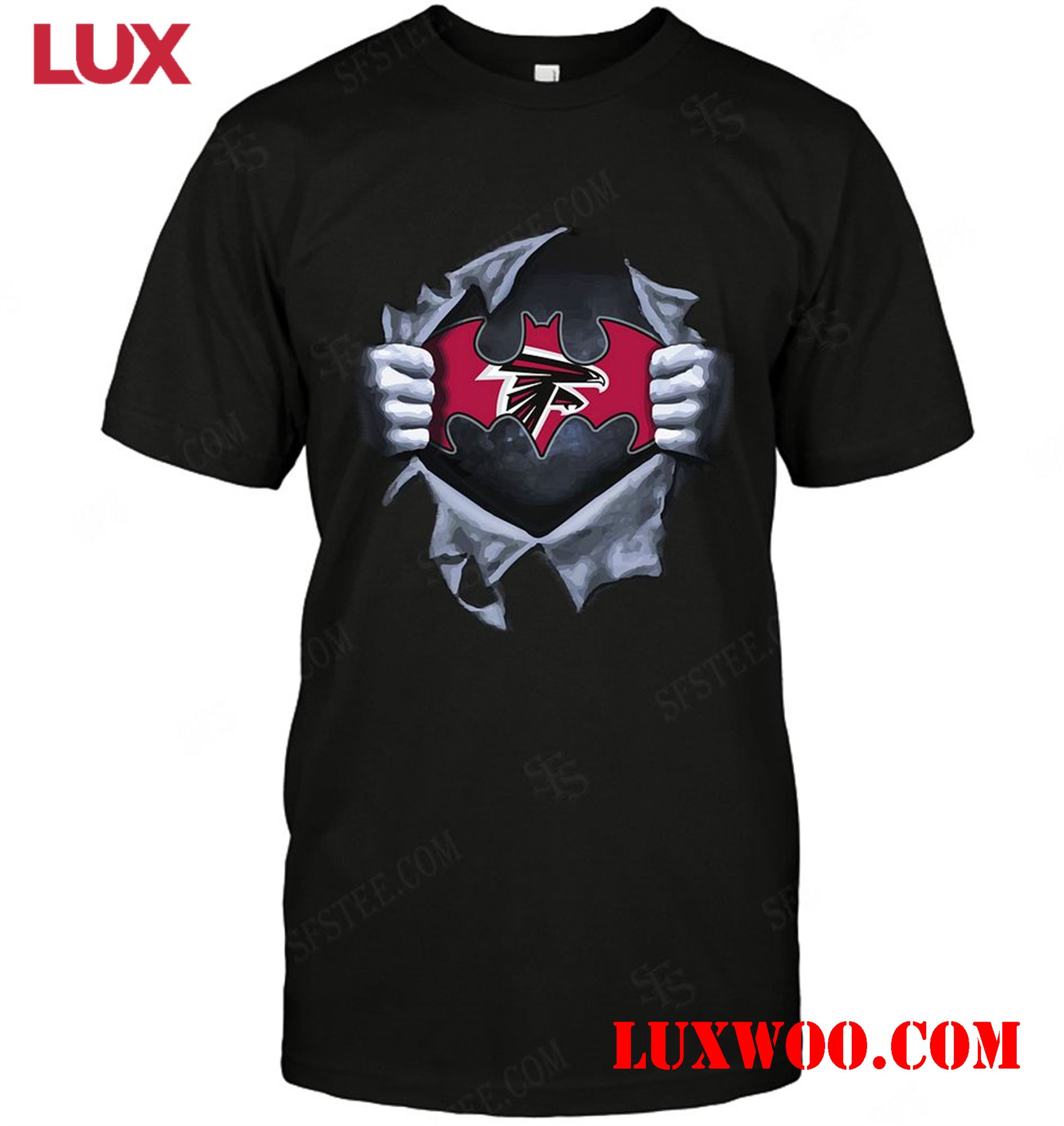 Nfl Atlanta Falcons Batman Logo Dc Marvel Jersey Superhero Avenger 
