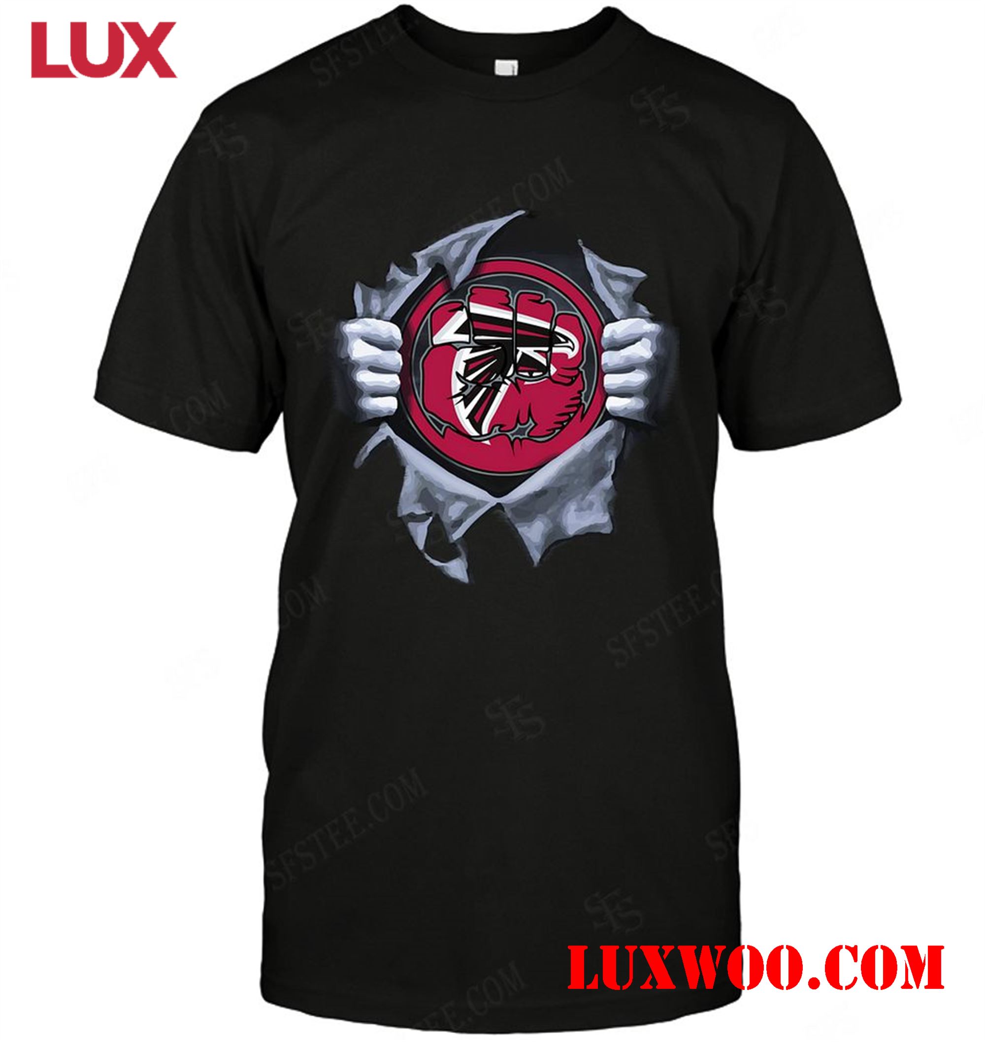 Nfl Atlanta Falcons Hulk Logo Dc Marvel Jersey Superhero Avenger 