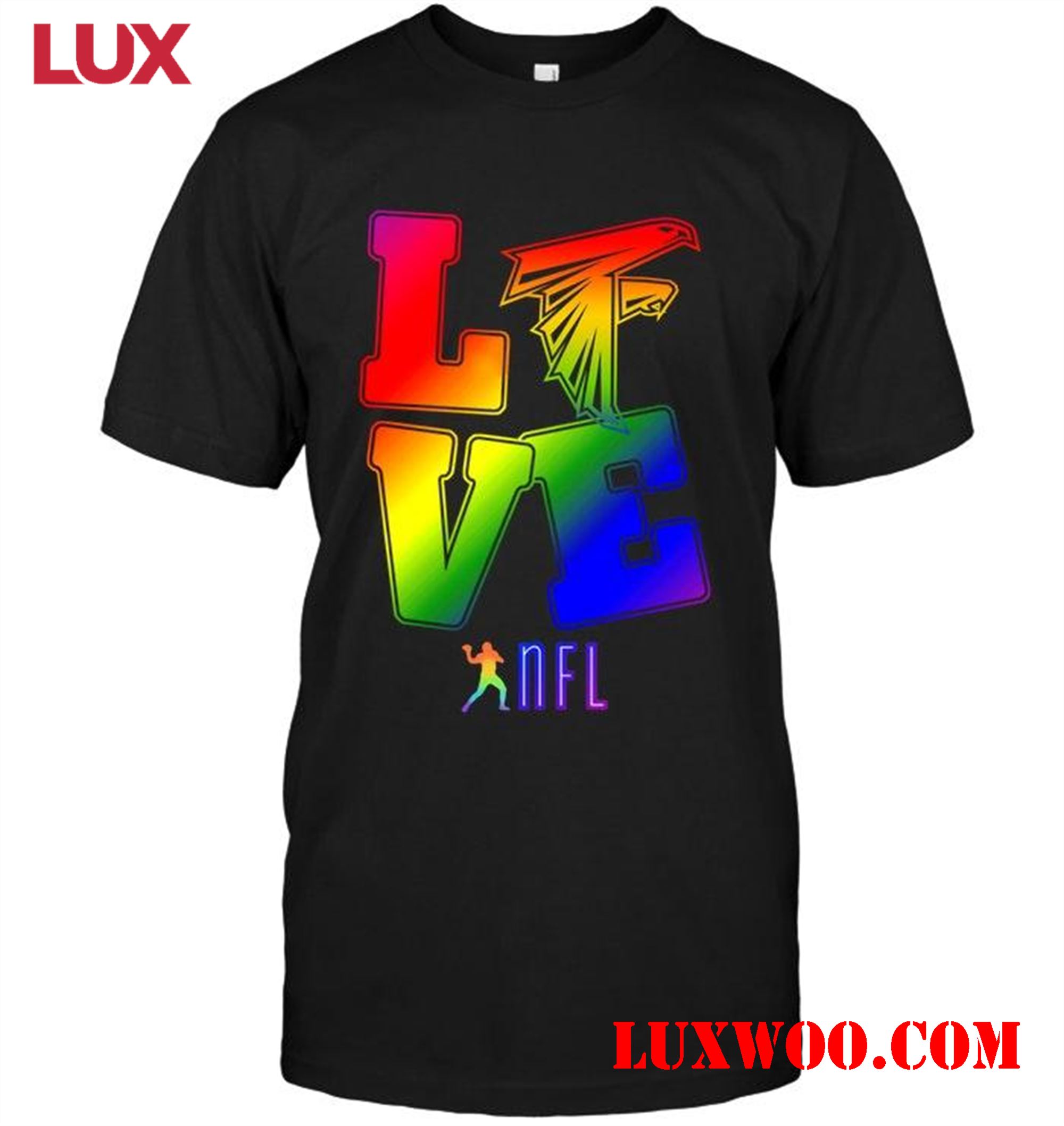 Nfl Atlanta Falcons Love Atlanta Falcons Lgbt Nfl Shirt 