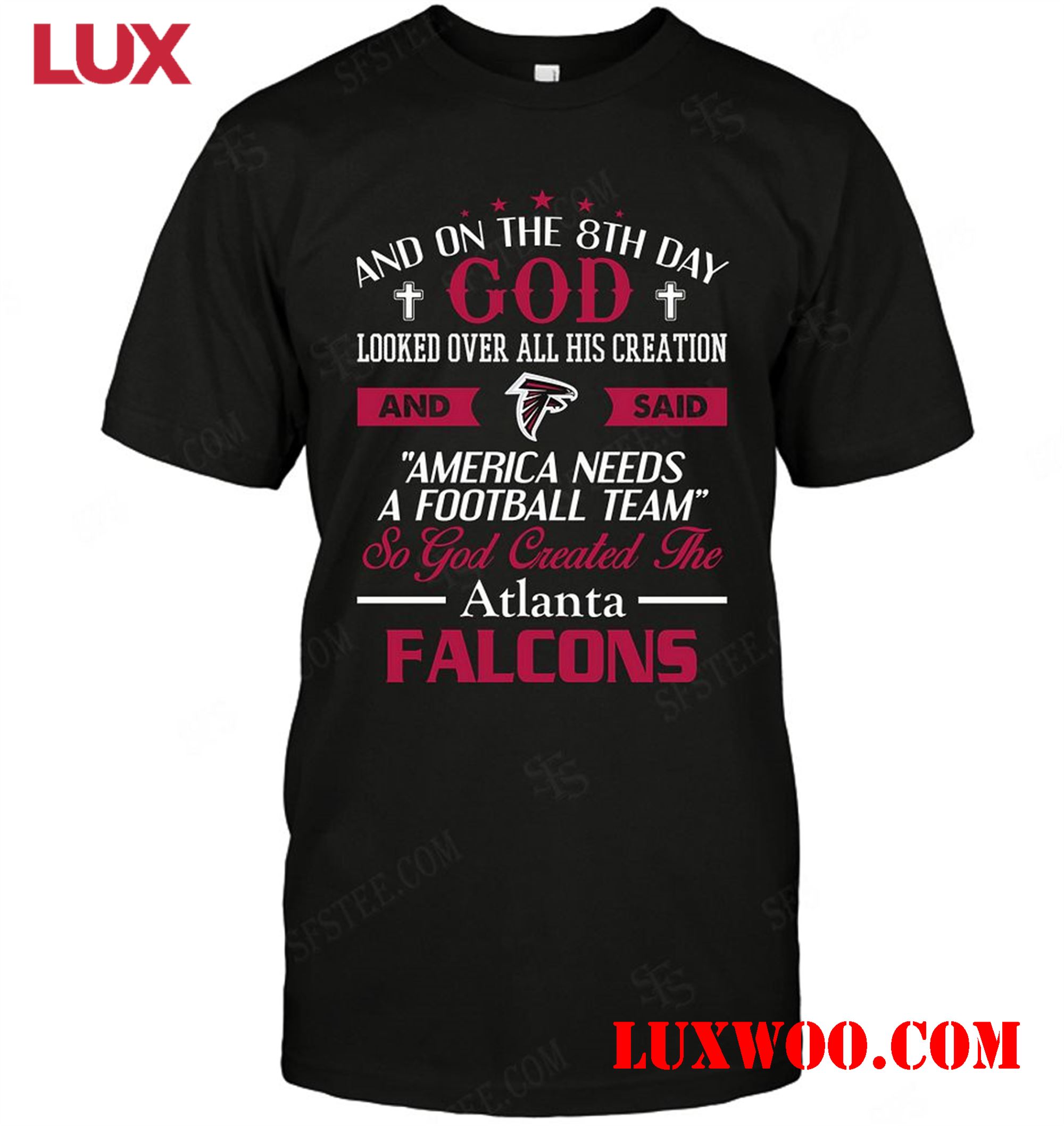 Nfl Atlanta Falcons On The 8th Day God Created My Team 