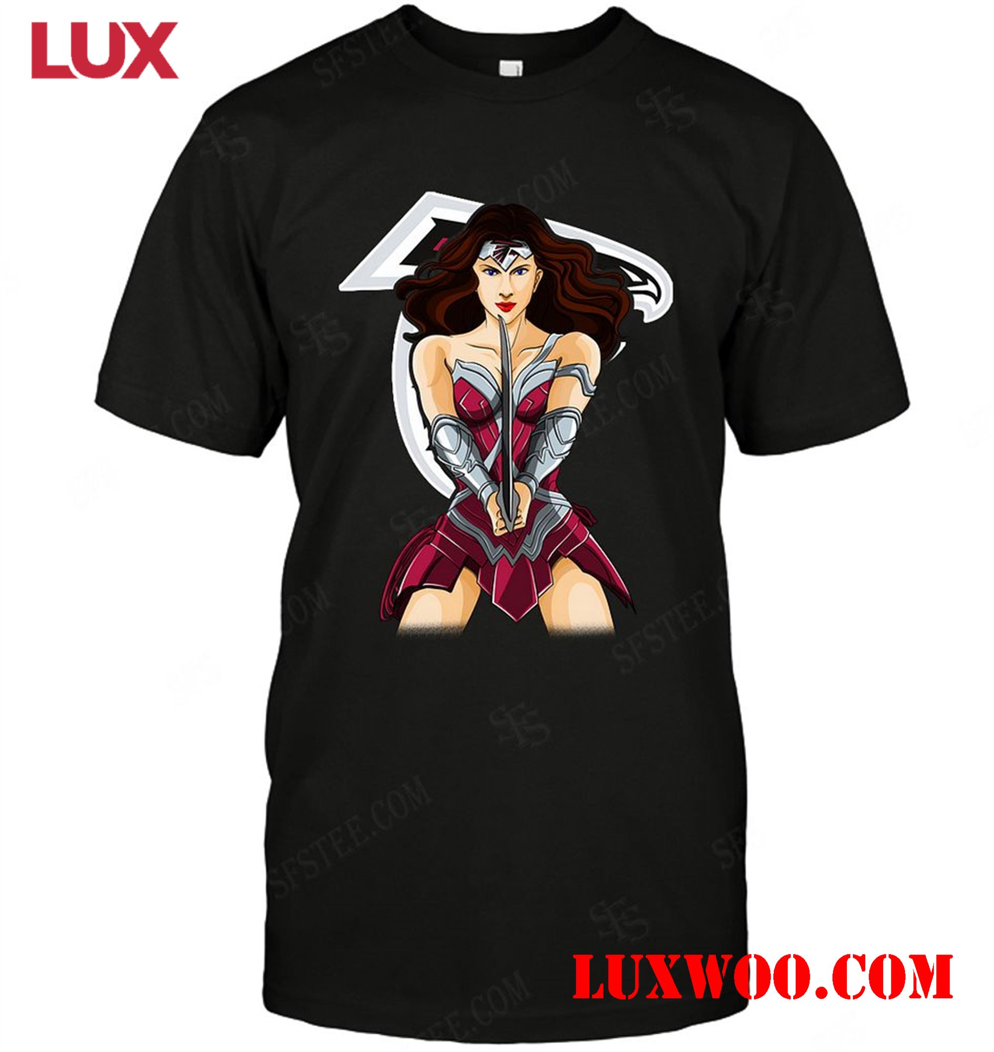 Nfl Atlanta Falcons Wonderwoman Dc Marvel Jersey Superhero Avenger 