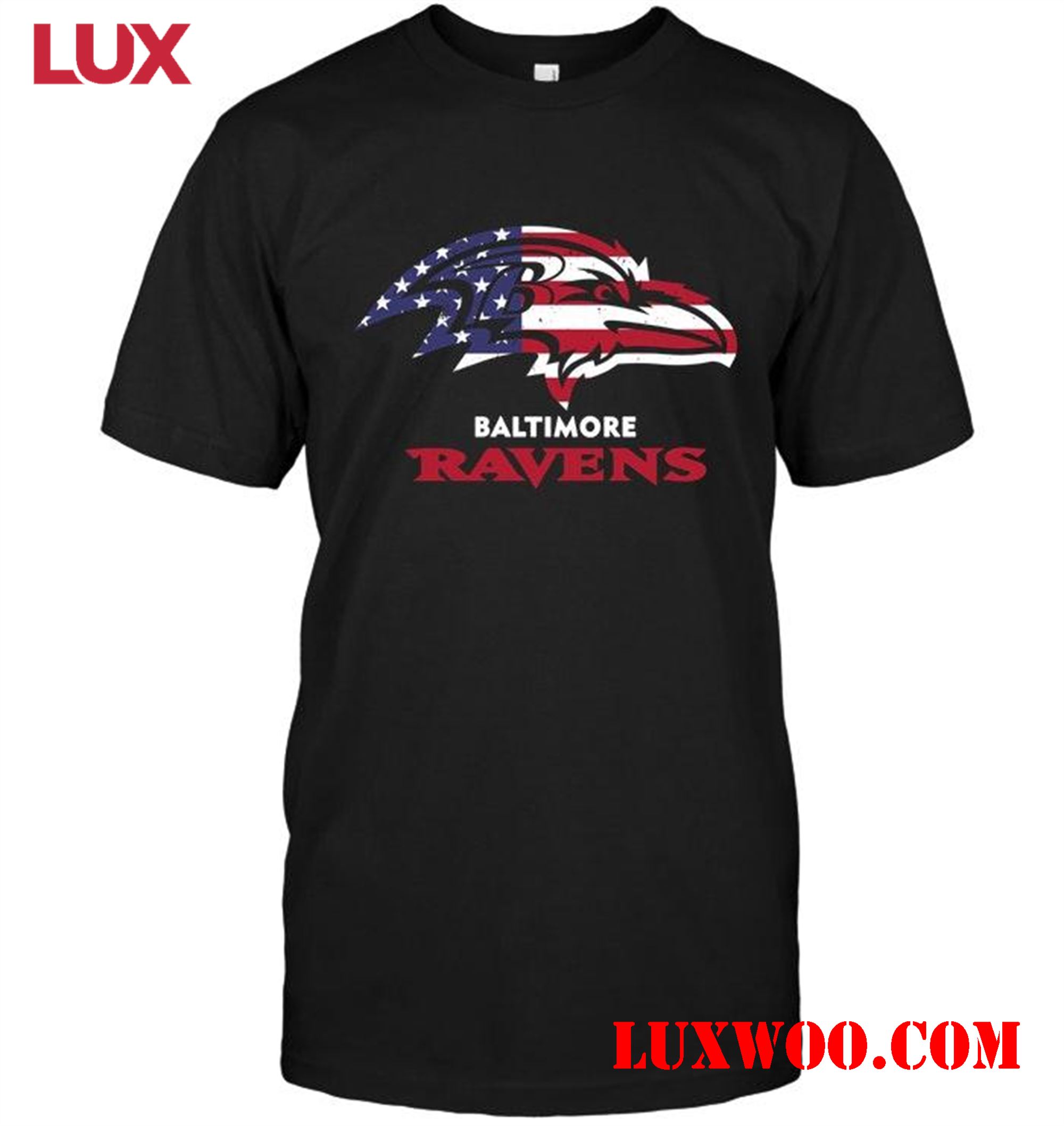 Nfl Baltimore Ravens 4th July Independence Day American Flag Shirt 