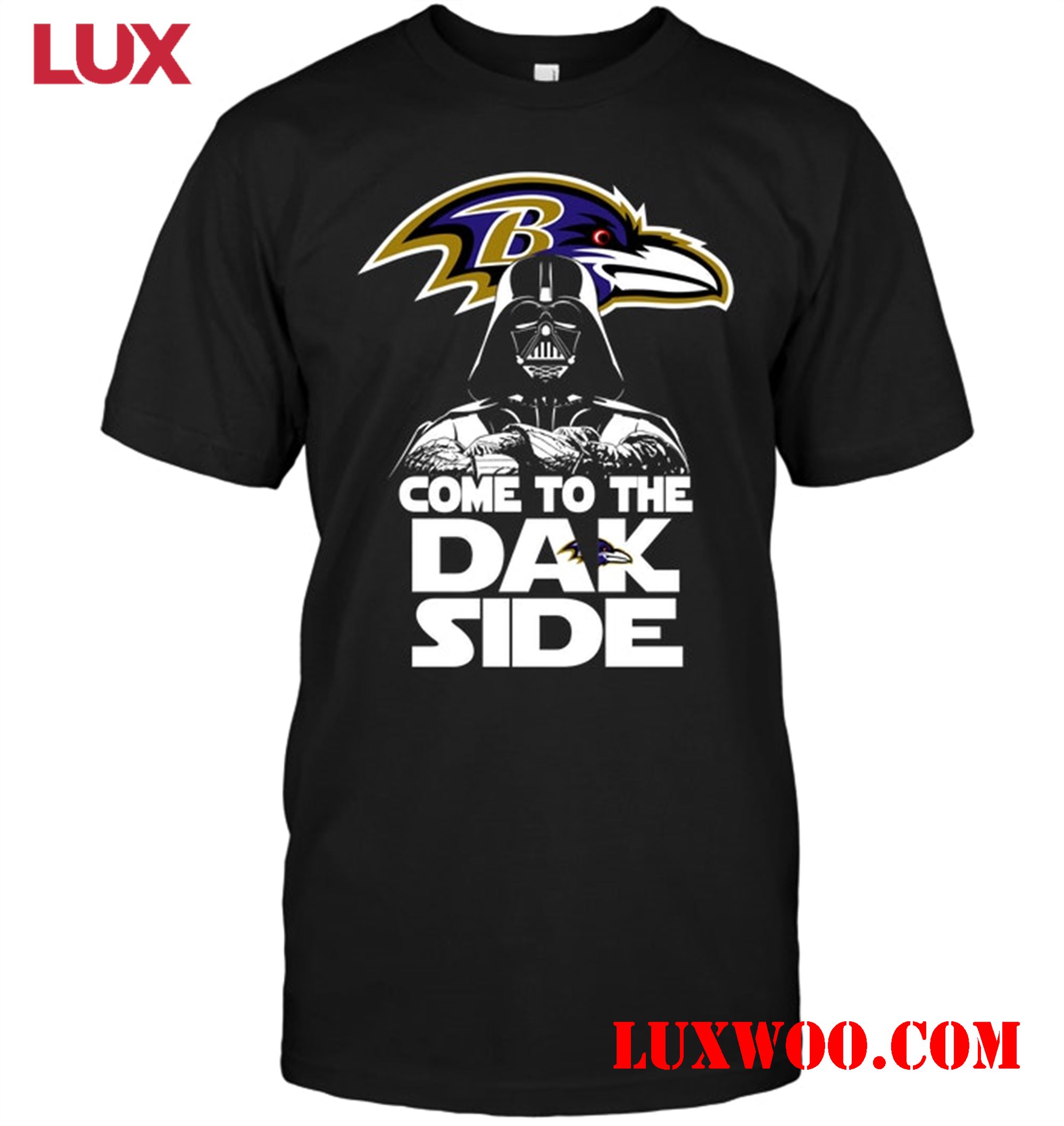 Nfl Baltimore Ravens Come To The Dak Side Dark Vader 