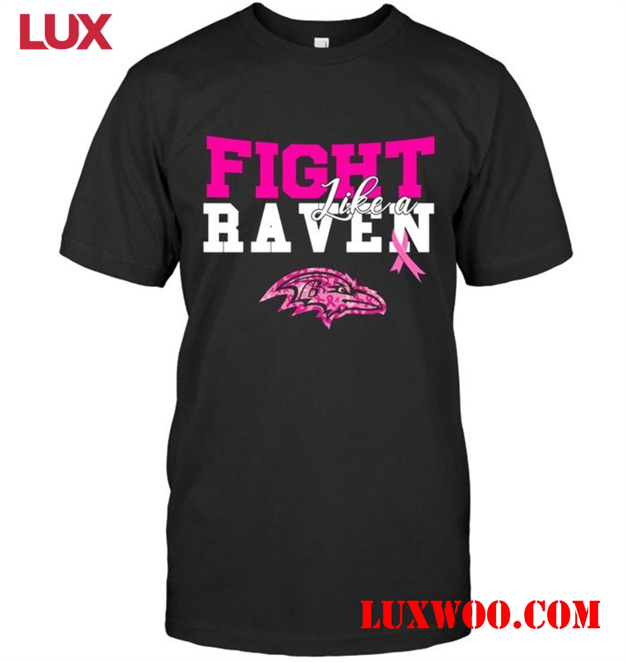 Nfl Baltimore Ravens Fight Like A Raven Baltimore Ravens Br East Cancer Support Fan Shirt 