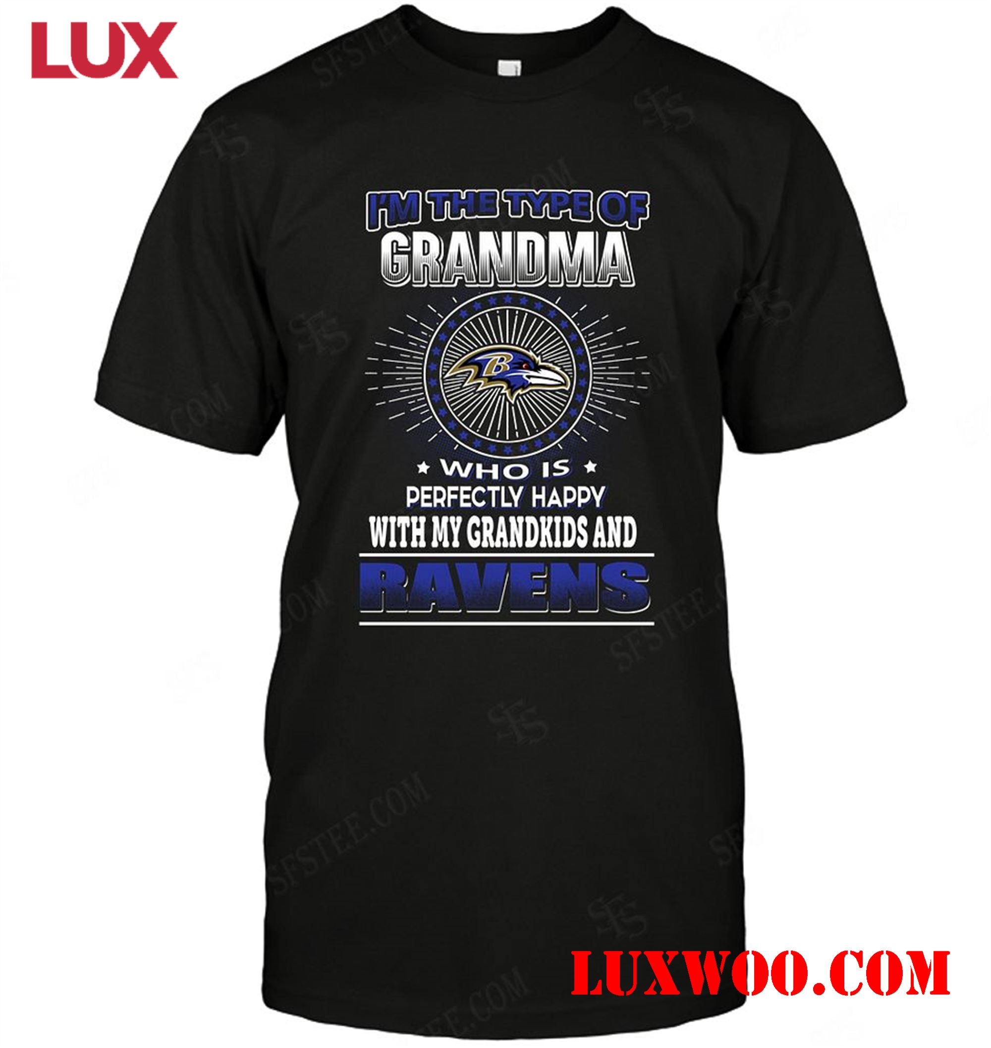 Nfl Baltimore Ravens Grandma Loves Grandkids 