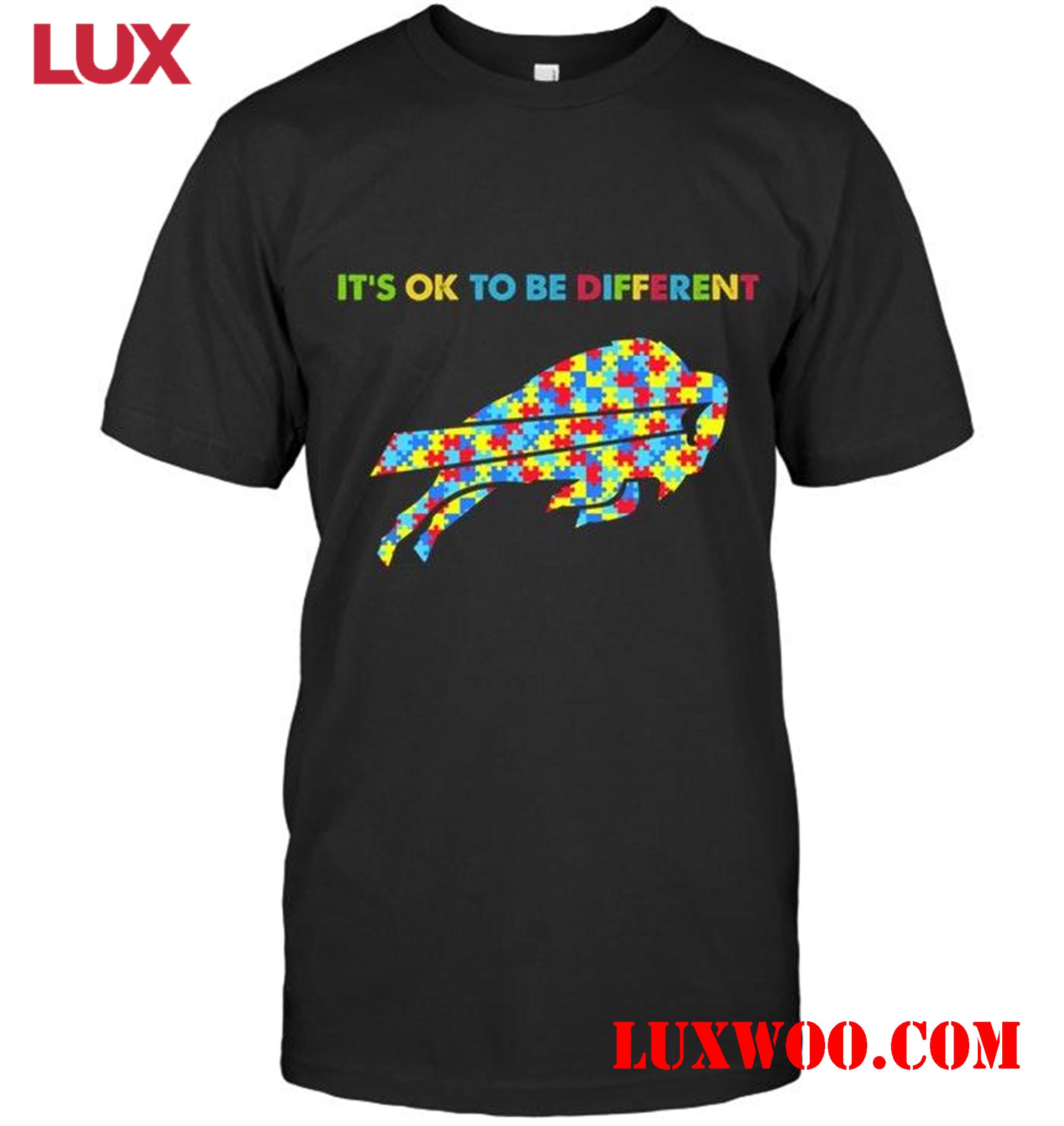 Nfl Buffalo Bills Autism Its Okie To Be Different T Shirt 