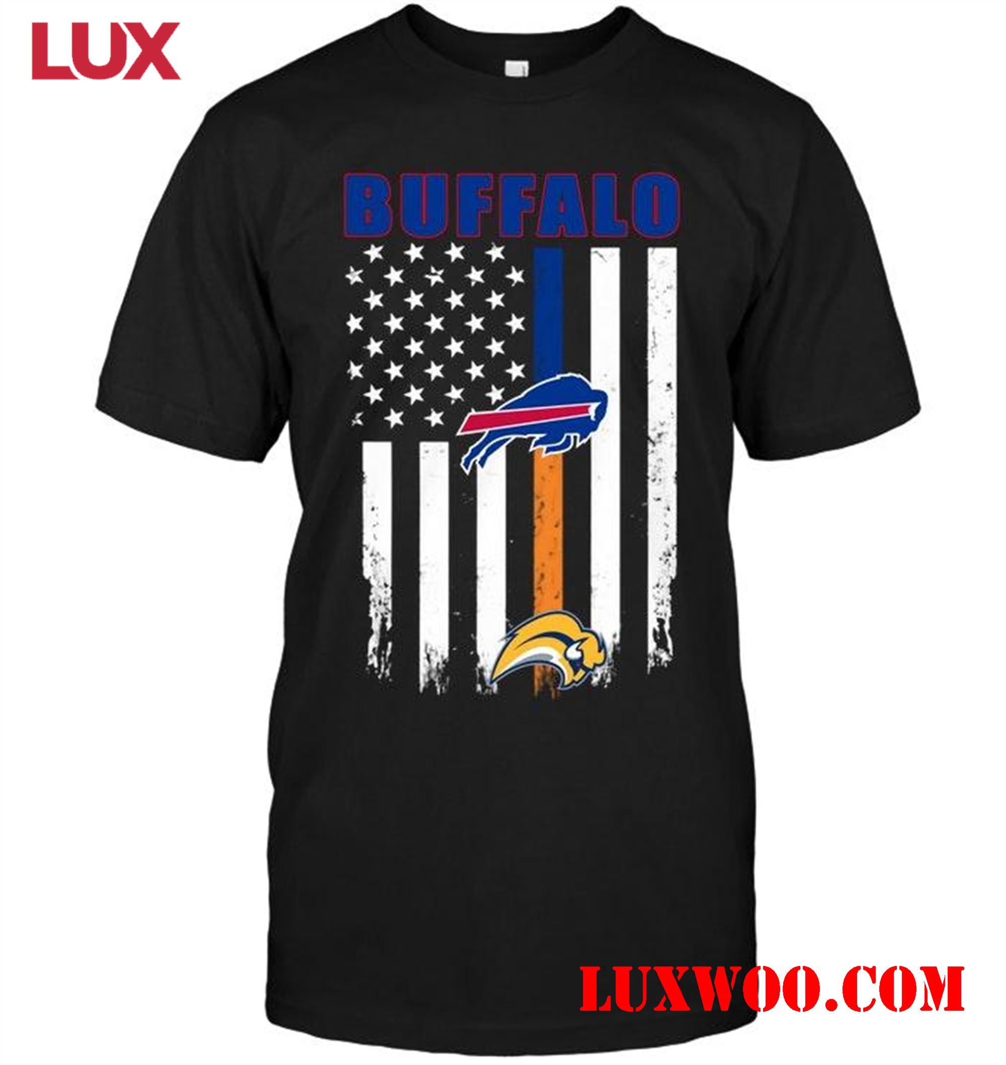 Nfl Buffalo Bills Buffalo Buffalo Bills Buffalo Sabres American Flag Shirt 