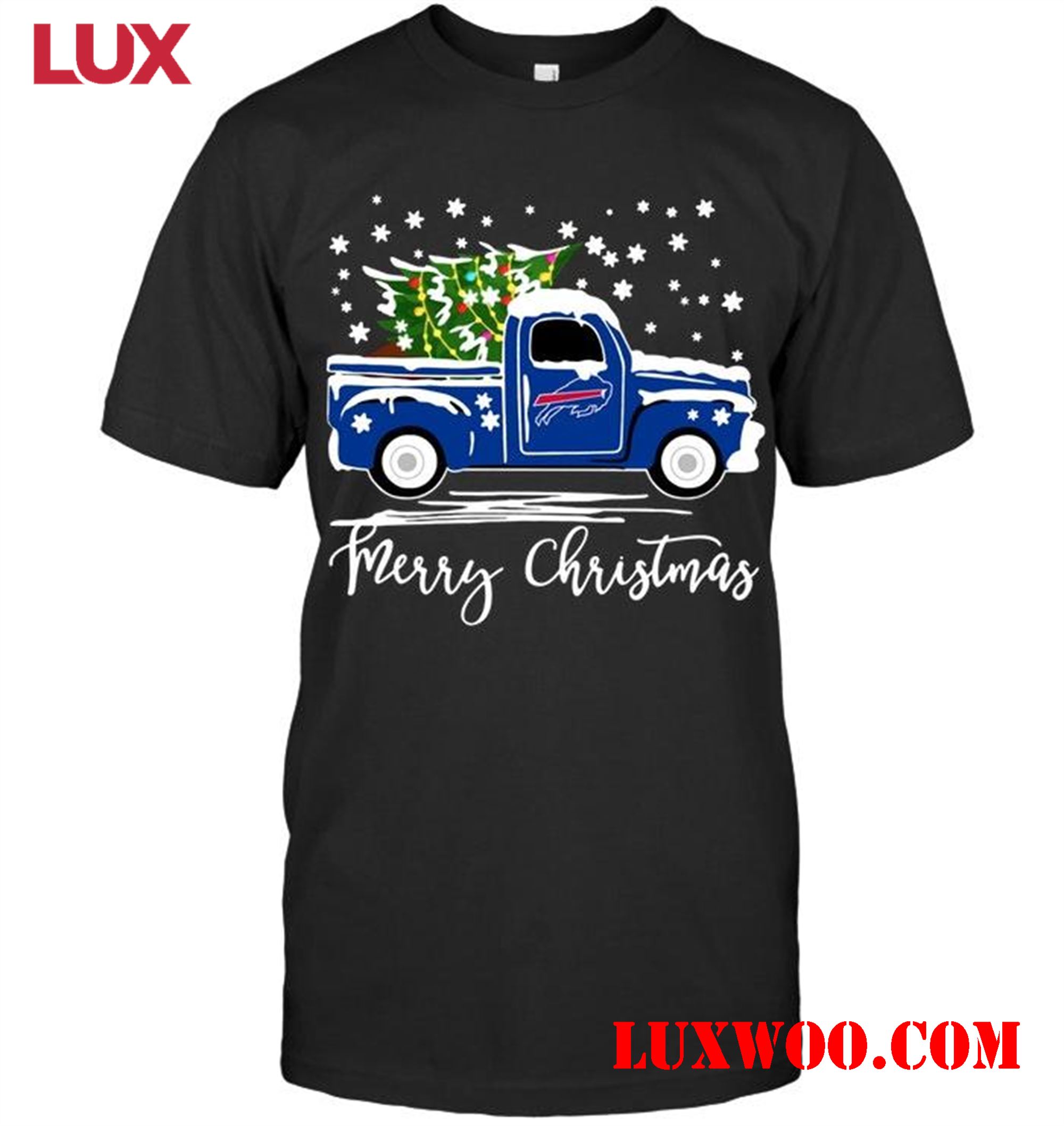 Nfl Buffalo Bills Merry Christmas Christmas Tree Truck T Shirt 