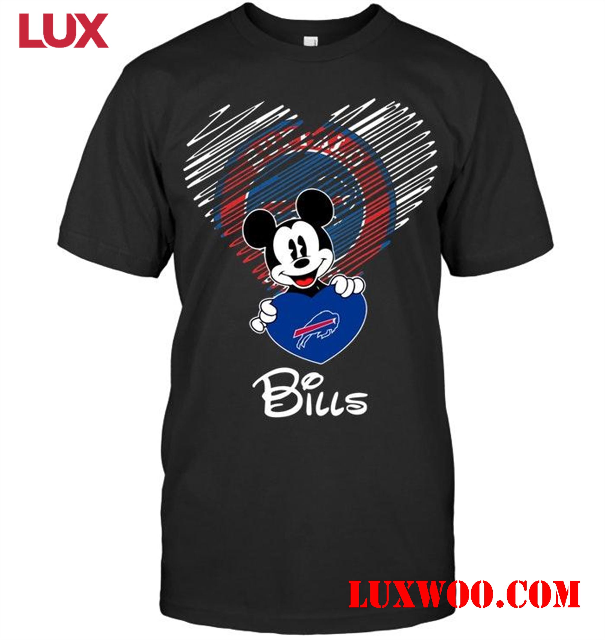 Nfl Buffalo Bills Mickey Loves Buffalo Bills Fan Shirt 