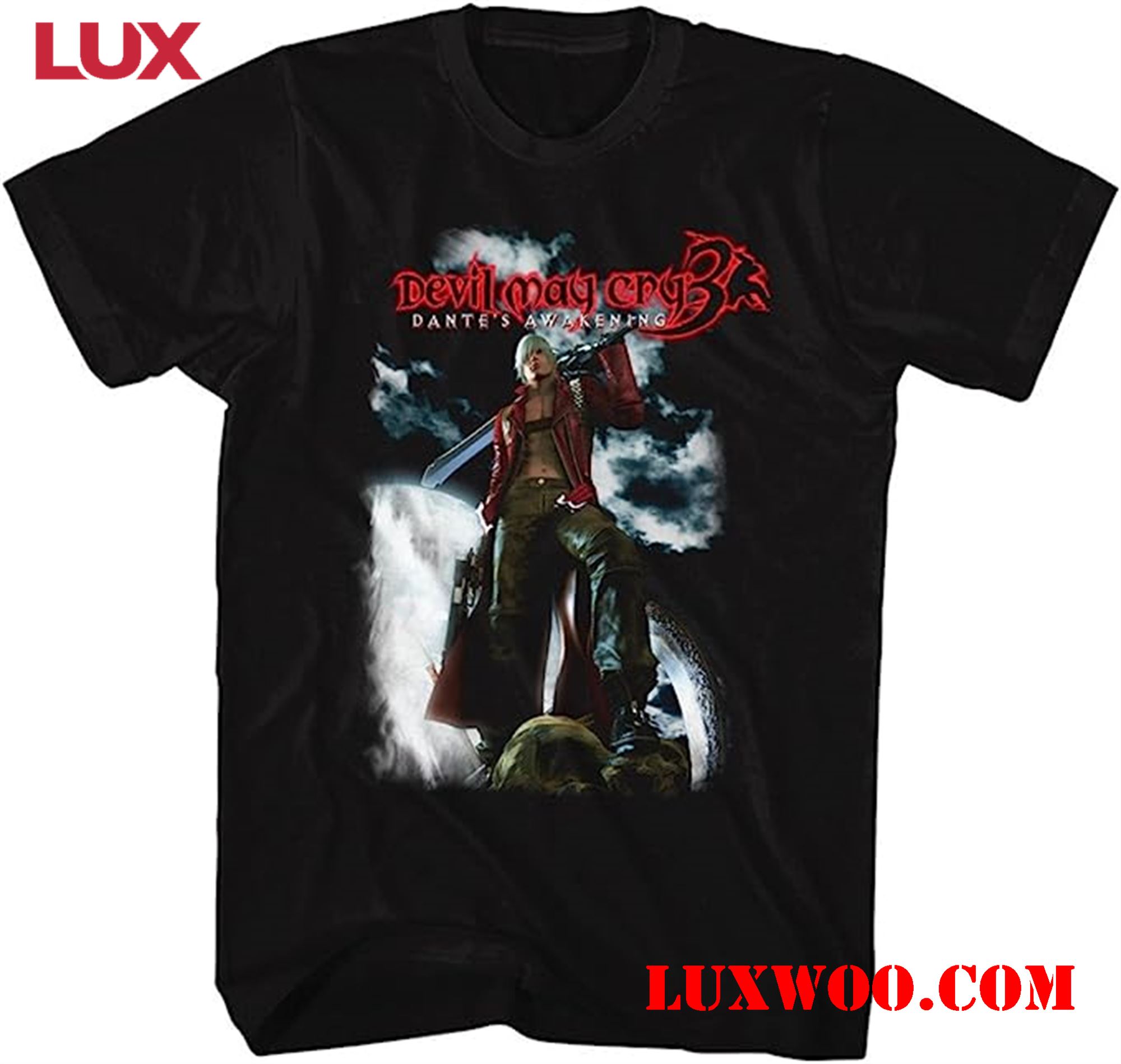 Promotions A E Designs Devil May Cry 3 Video Game Shirt Dantes Awakening T-shirt