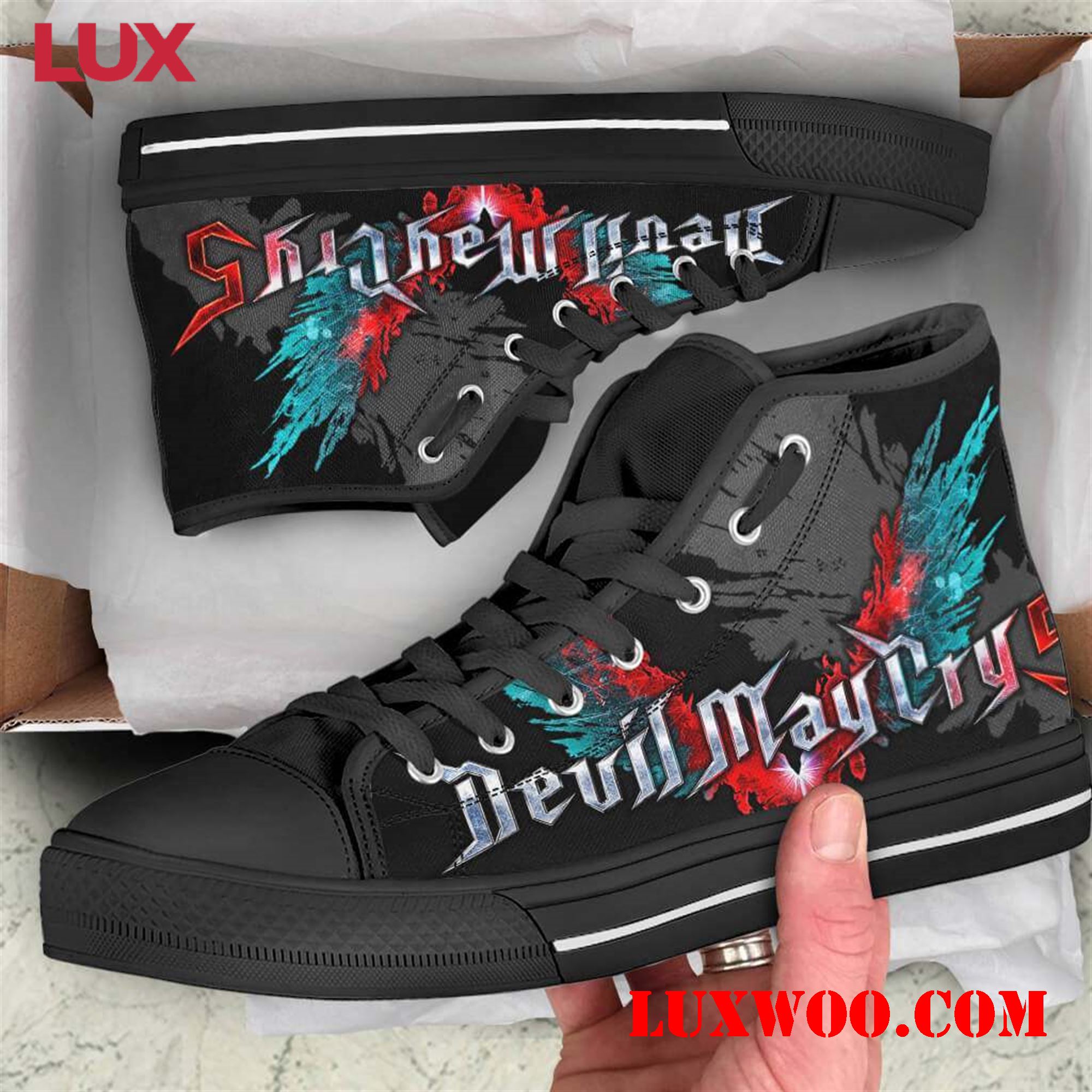 Special Devil May Cry High Top Shoes For Fans