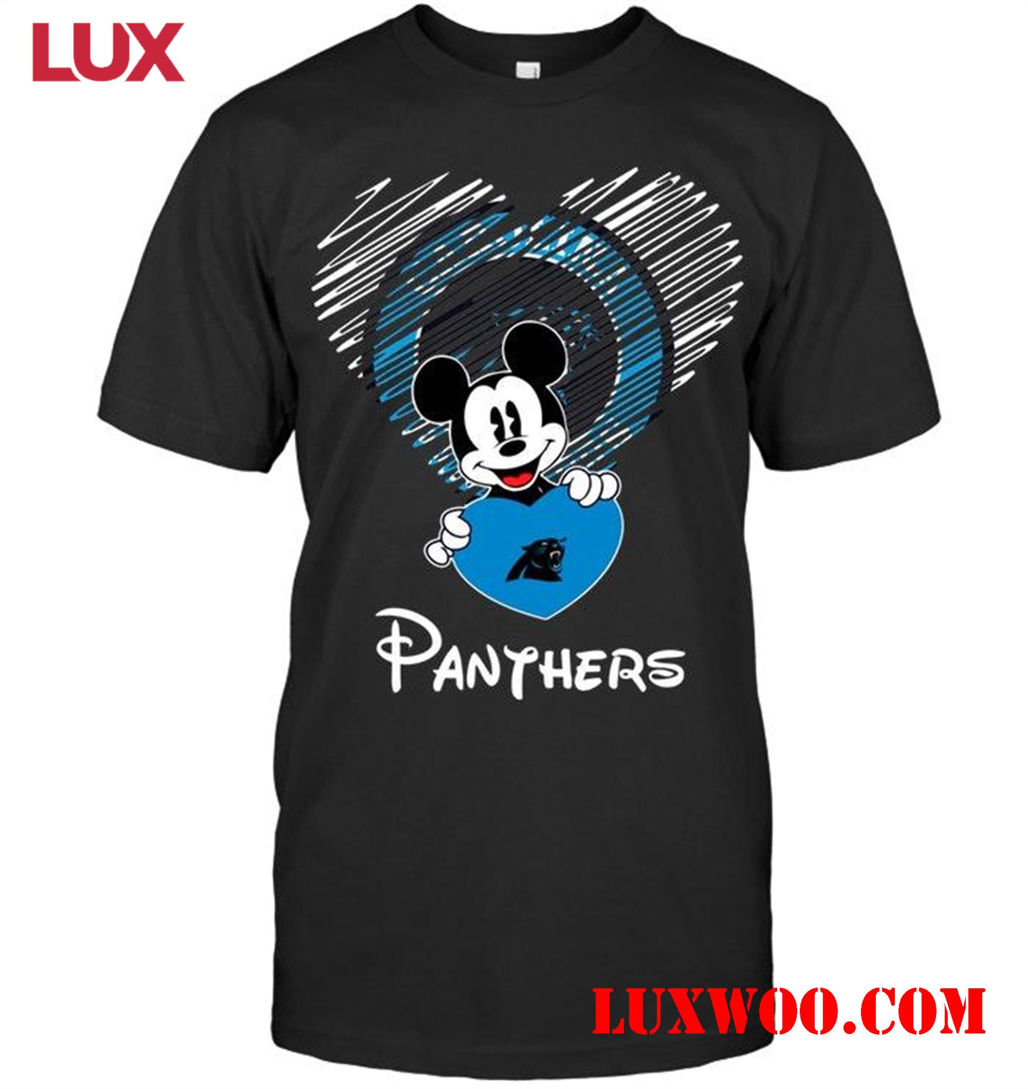 Nfl Carolina Panthers Mickey Loves Carolina Panthers Fan Shirt 