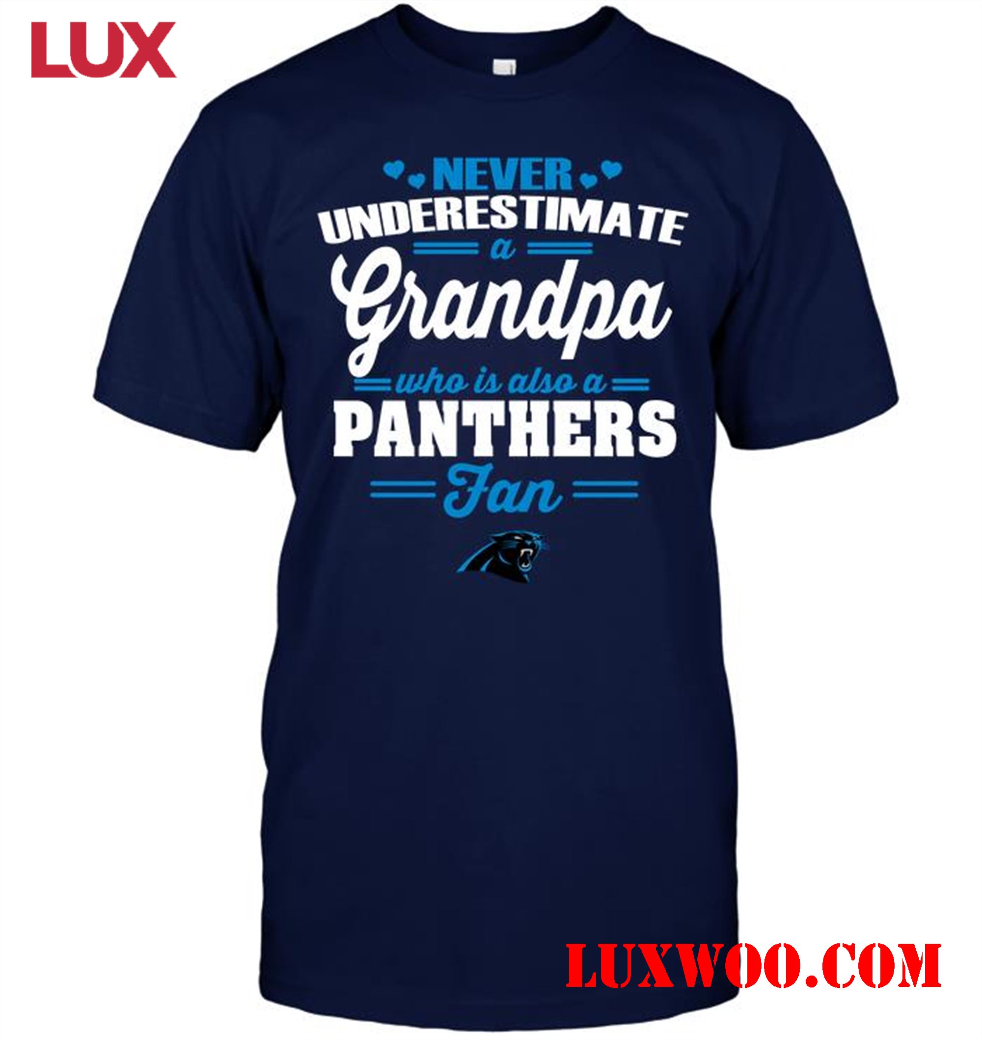Nfl Carolina Panthers Never Underestimate A Grandpa Who Is Also A Panthers Fan 