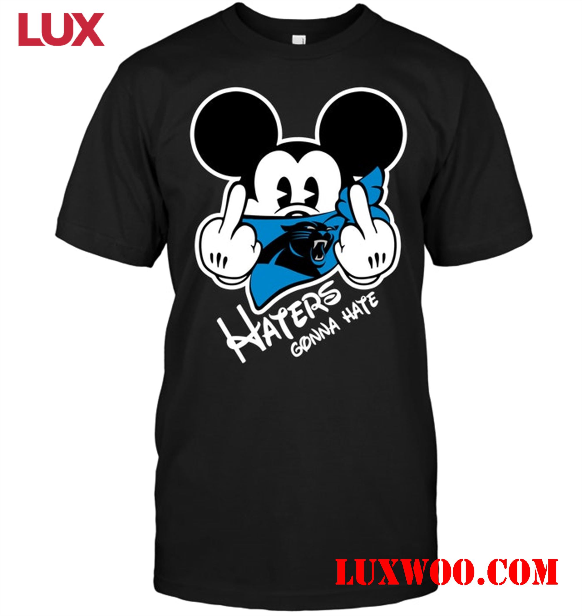 Nfl Carolina Panthers Nfl Carolina Panthers Haters Gonna Hate Mickey Mouse 