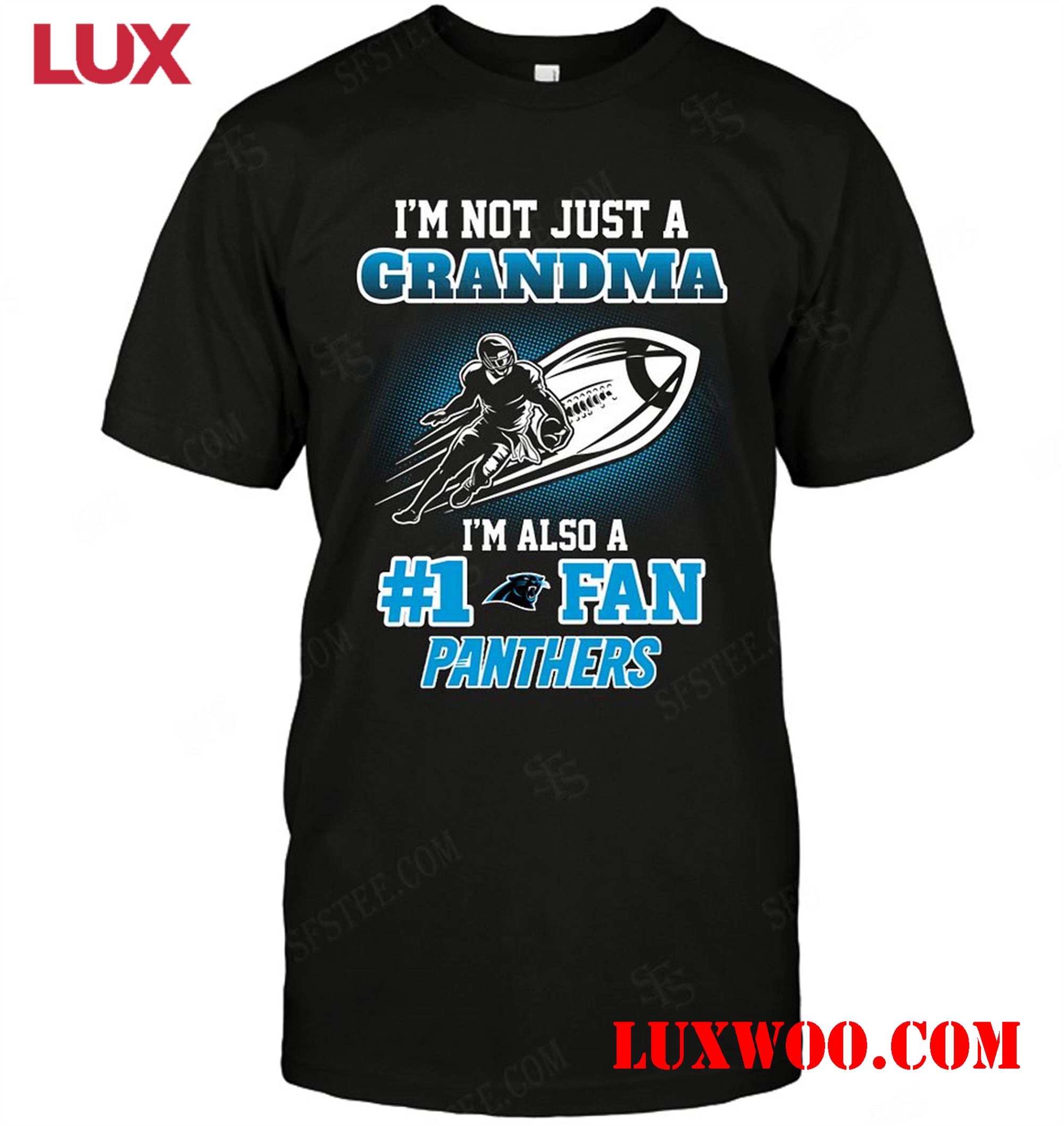 Nfl Carolina Panthers Not Just Grandma Also A Fan 