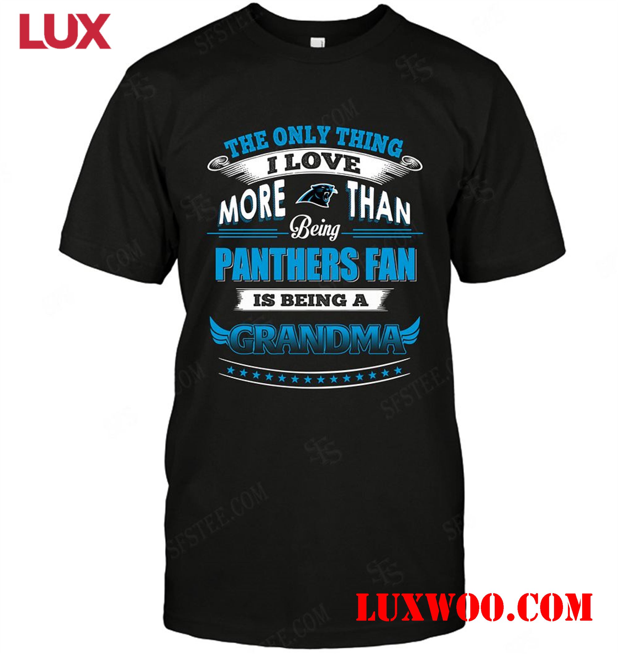 Nfl Carolina Panthers Only Thing I Love More Than Being Grandma 