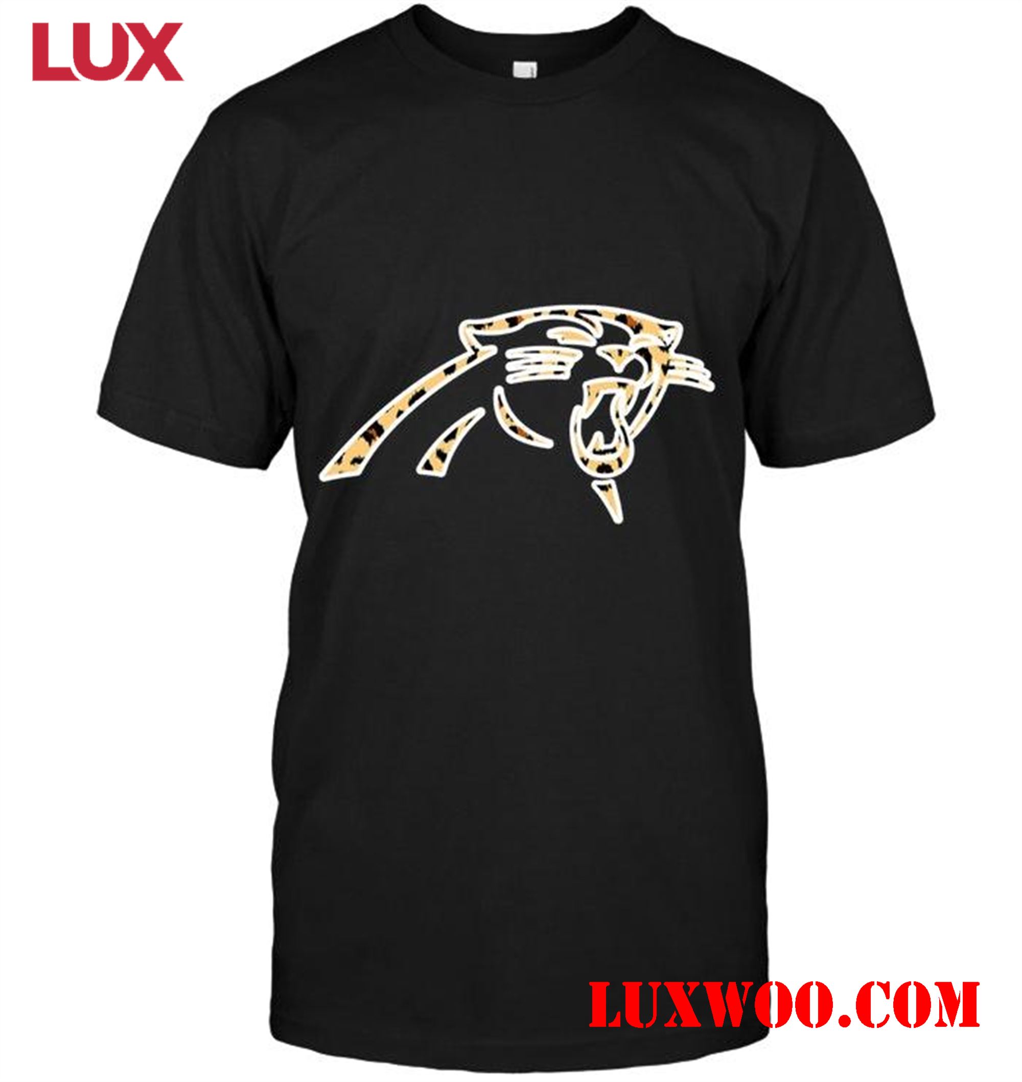Nfl Carolina Panthers Panther Pattern Layer Shirt 