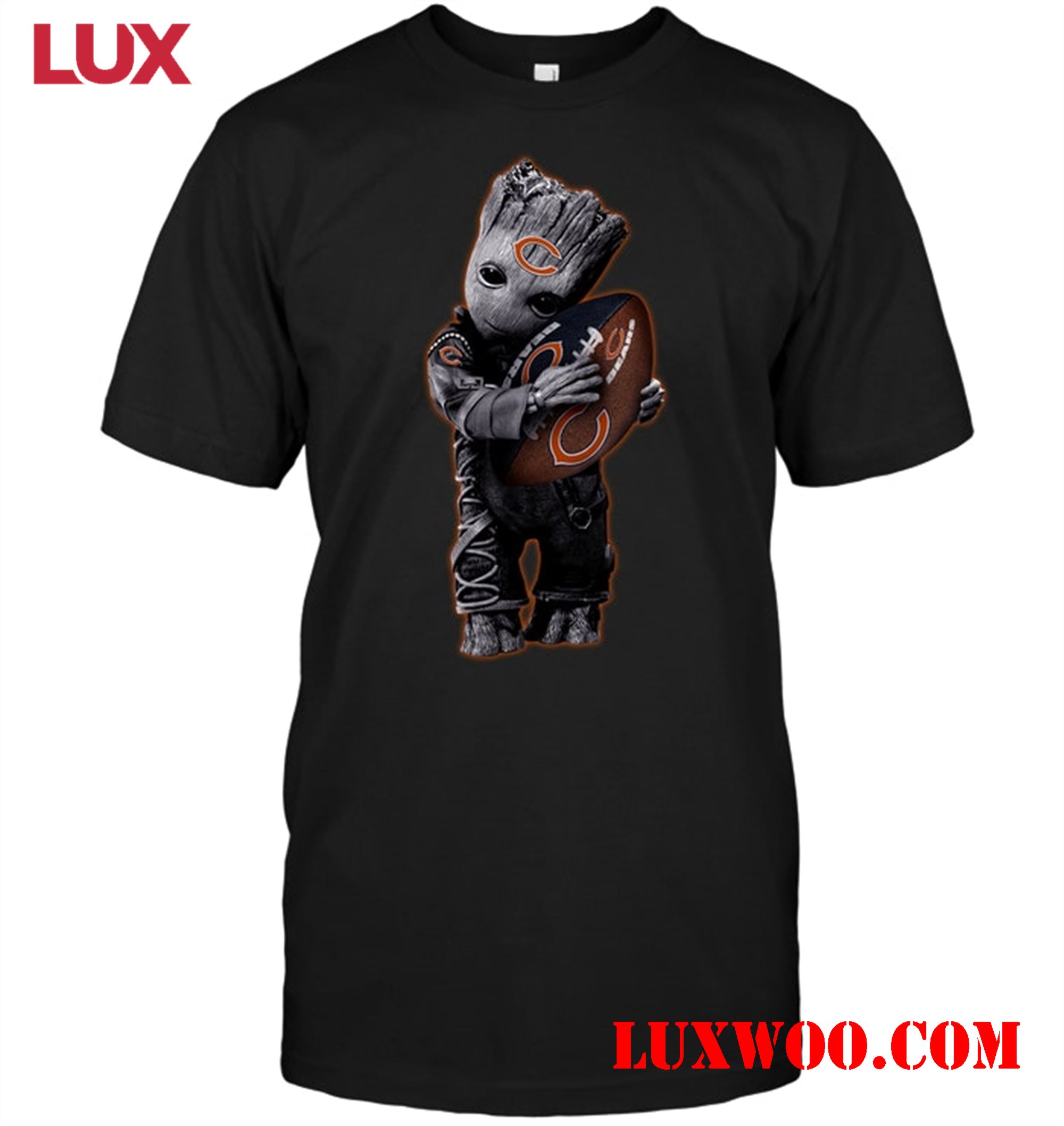 Nfl Chicago Bears Baby Groot Hug Chicago Bears Football Nfl 