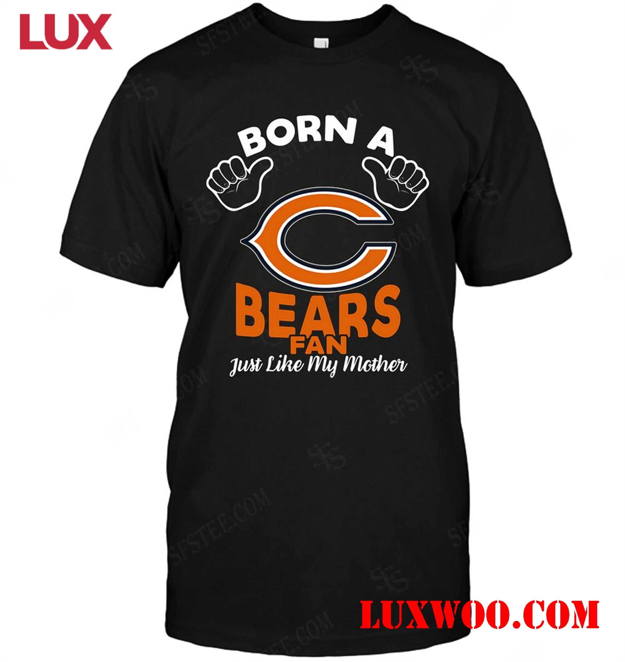 Nfl Chicago Bears Born A Fan Just Like My Mother 