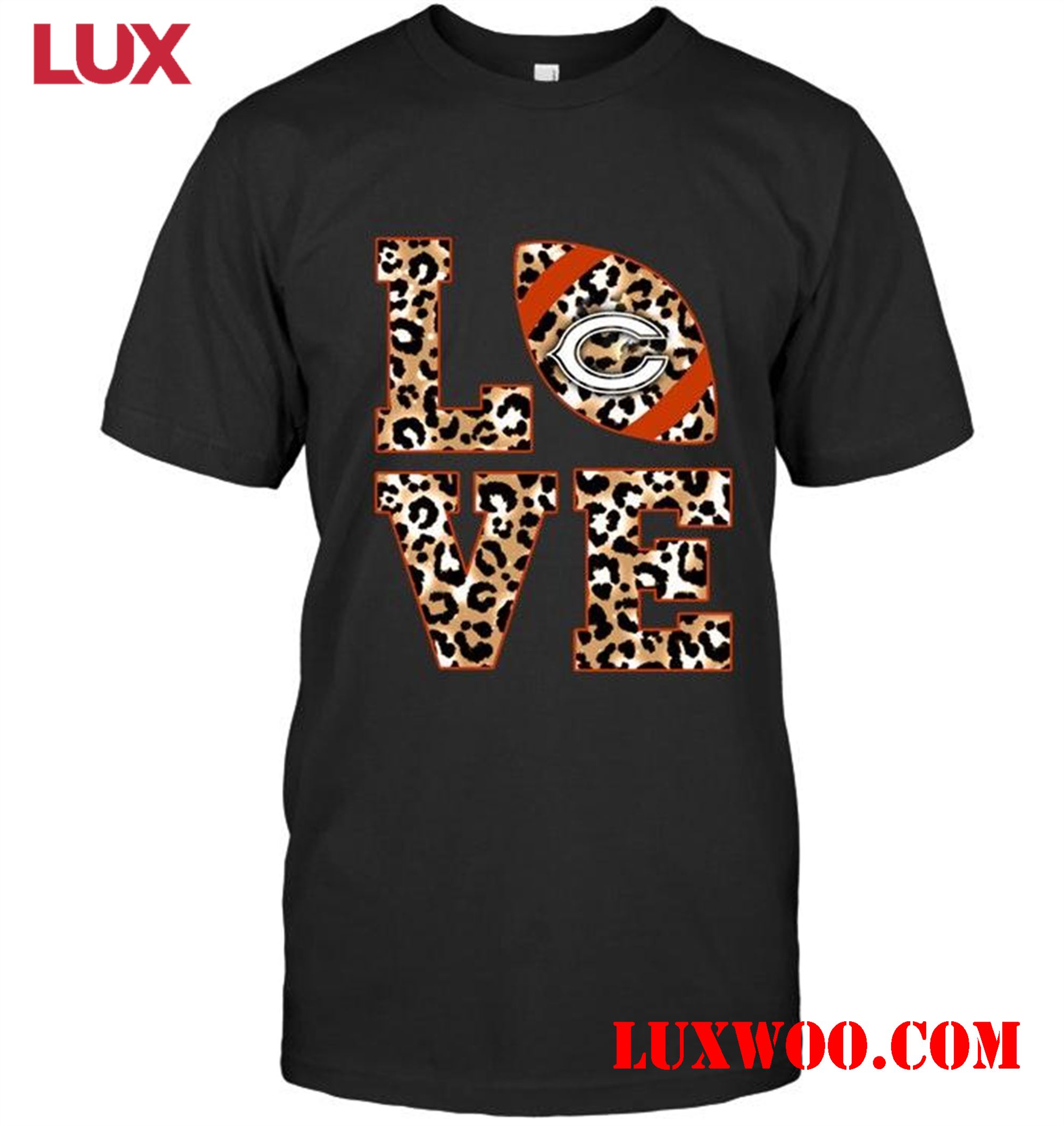 Nfl Chicago Bears Love Chicago Bears Panther Pattern Shirt 