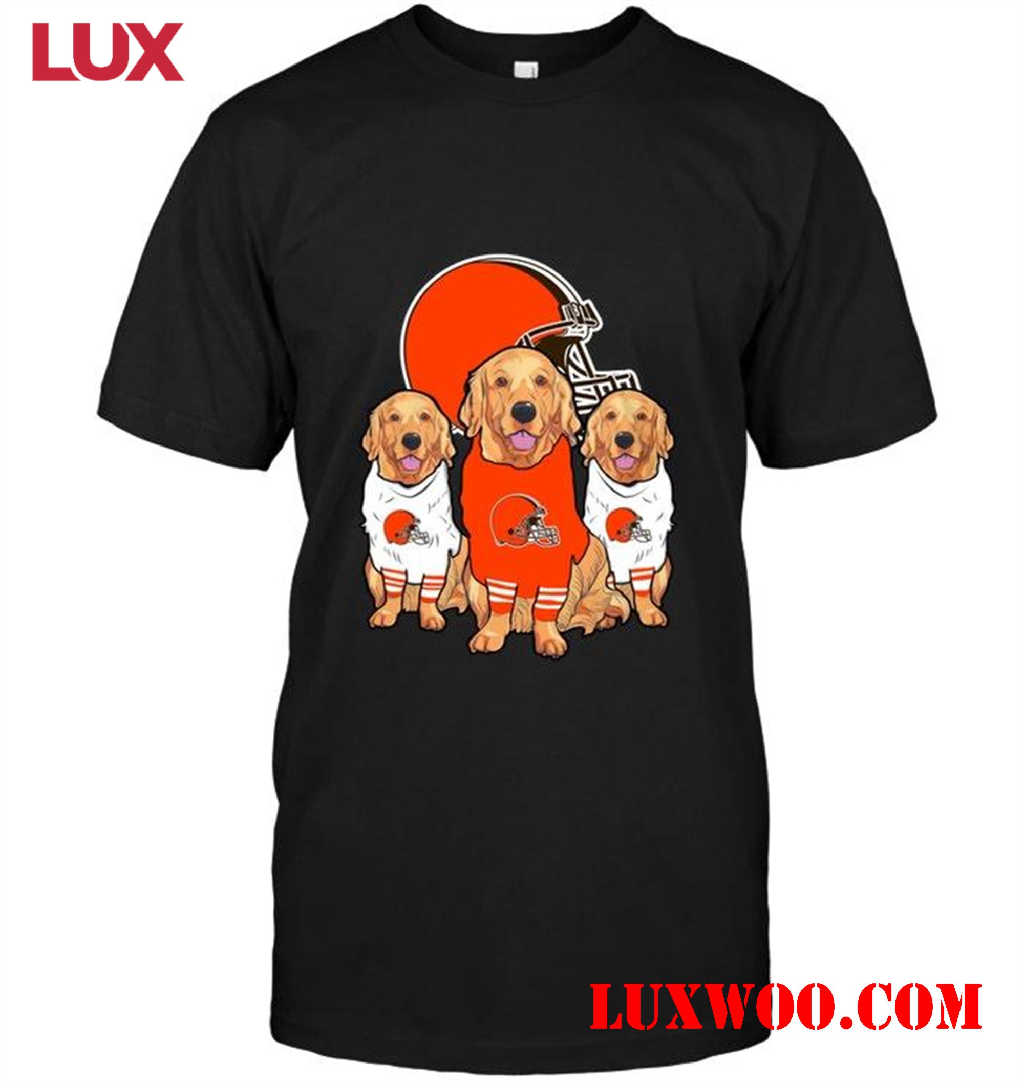 Nfl Cleveland Browns Golden Retriever Cleveland Browns Fan Shirt 