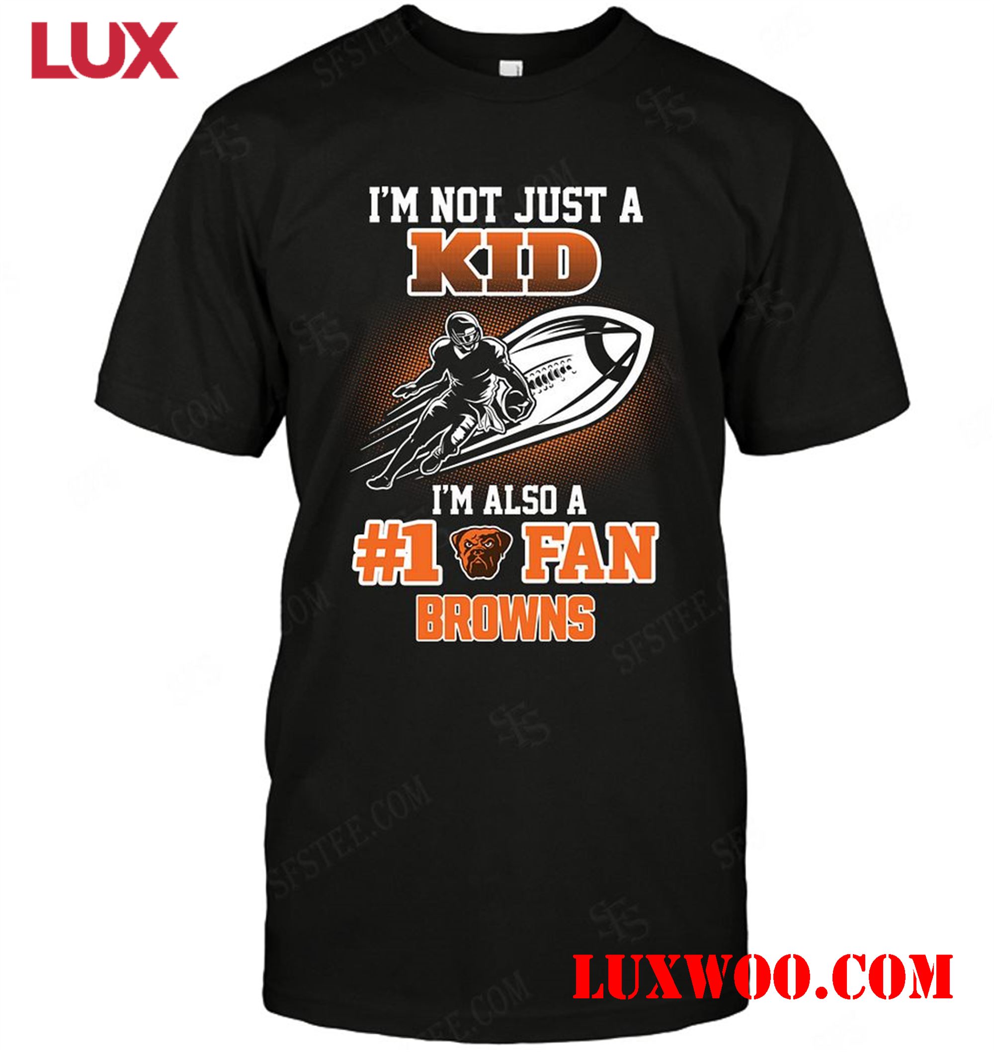 Nfl Cleveland Browns Not Just Kid Also A Fan 