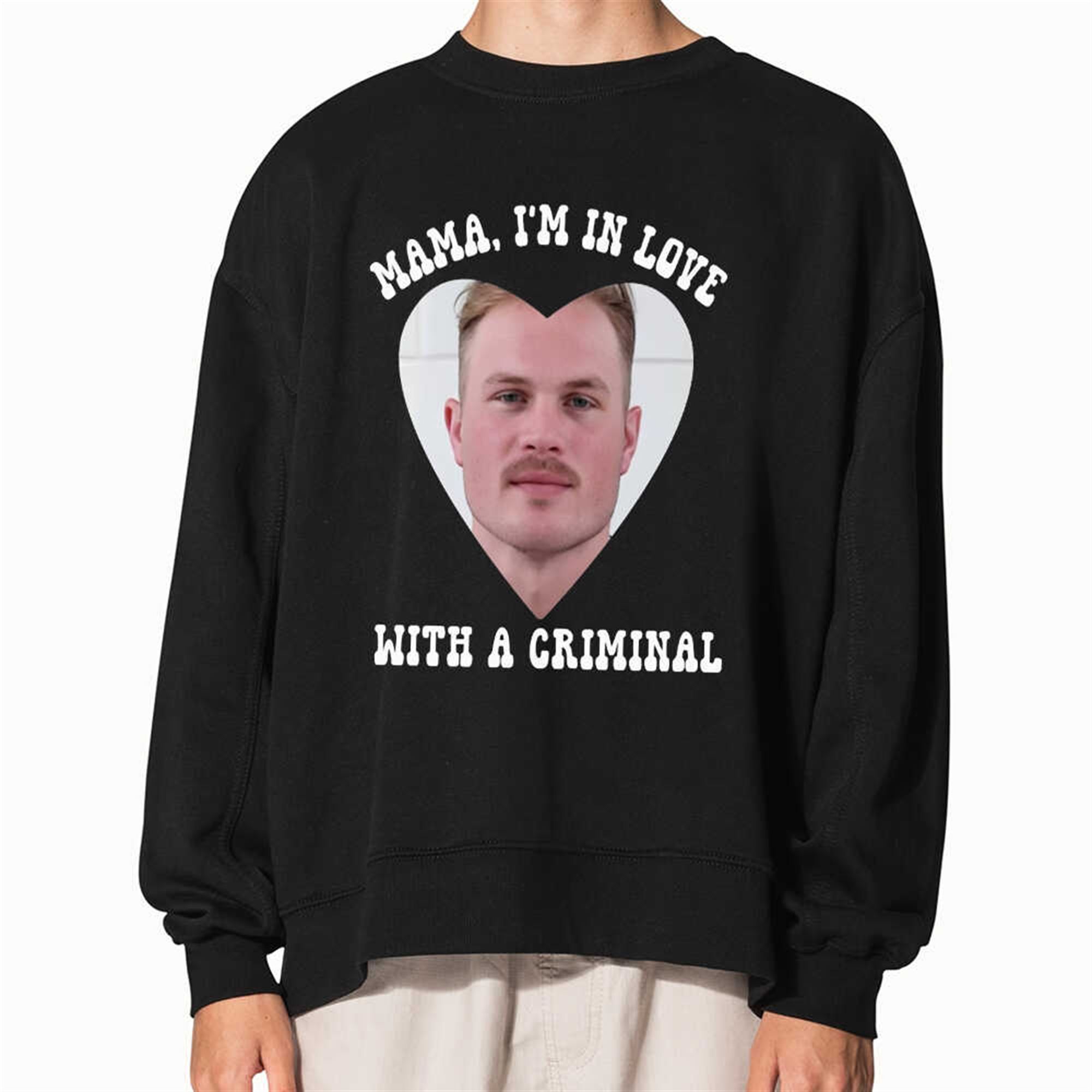 Mama Im In Love With A Criminal Zach Bryan Mugshot Shirt