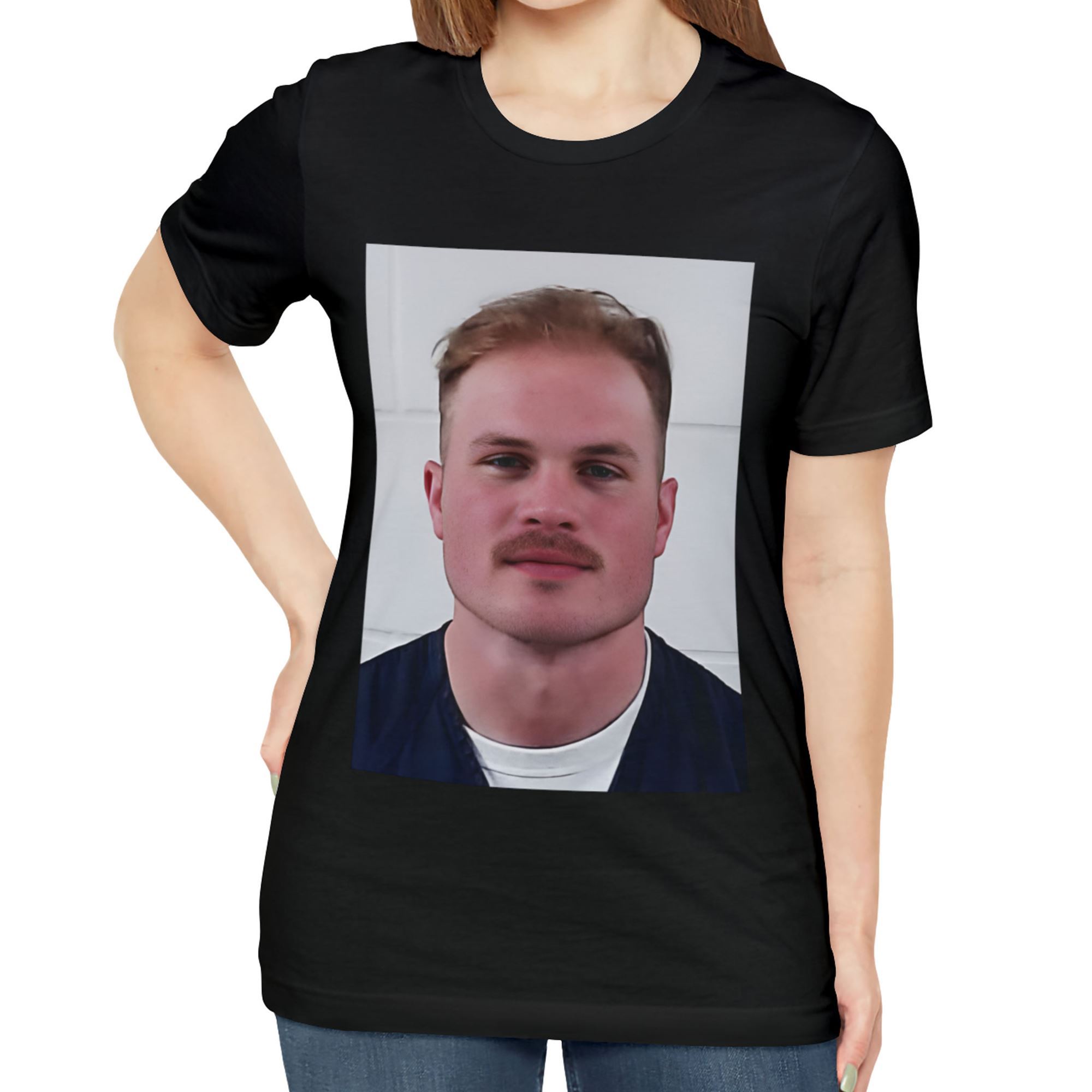 Zach Bryan Mugshot T-shirt A Bold Statement Piece