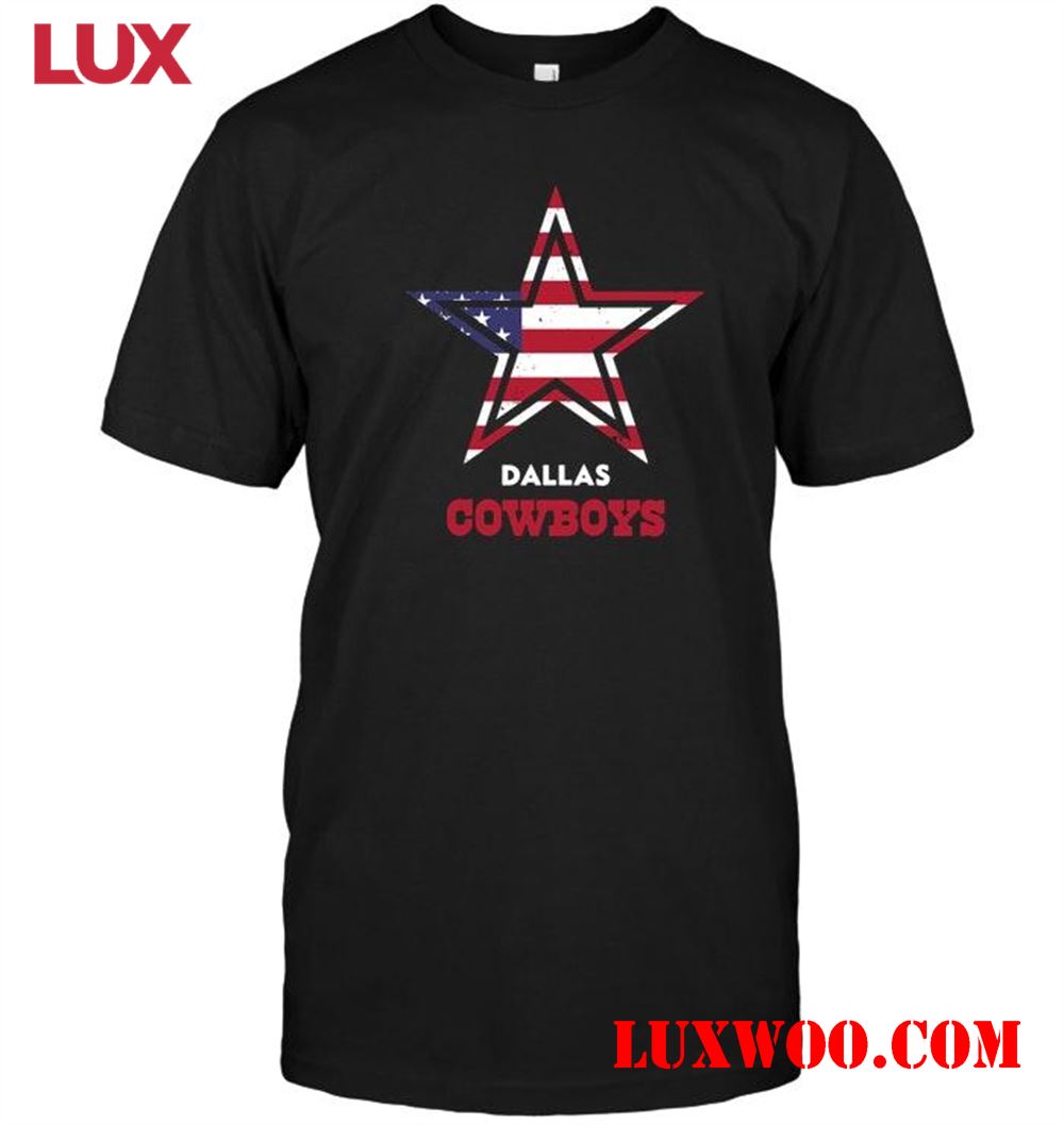 Nfl Dallas Cowboys 4th July Independence Day American Flag Shirt 