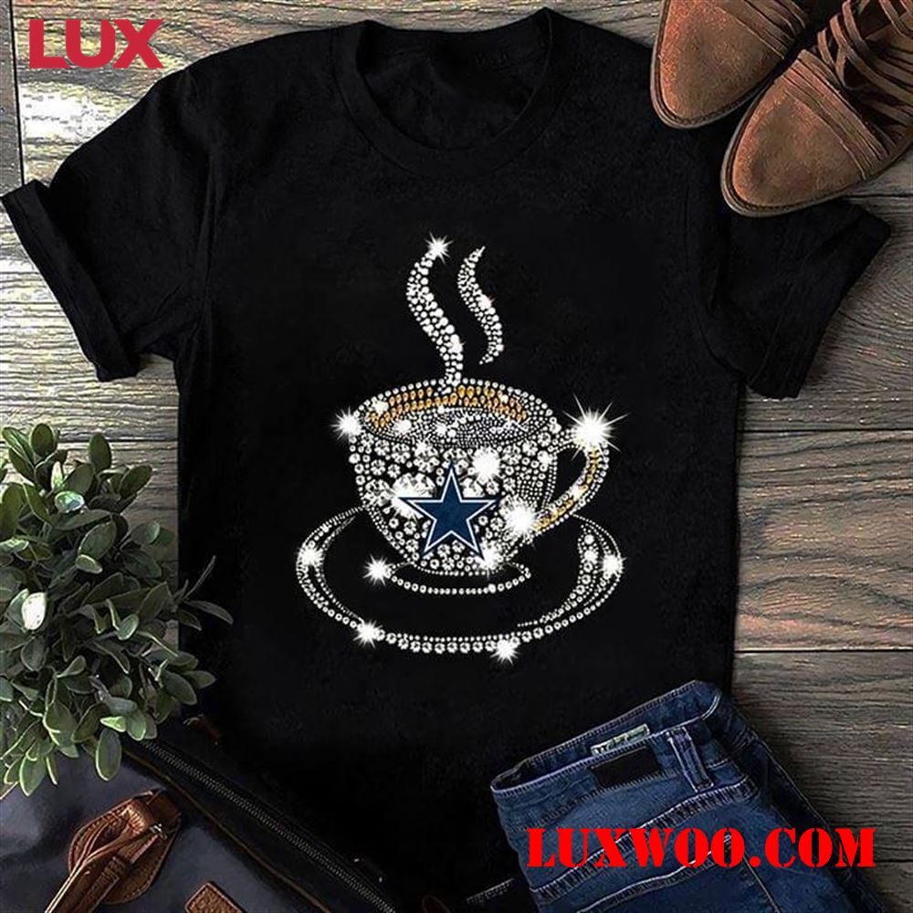 Nfl Dallas Cowboys Coffee Mug Diamond Glitter Shirt 
