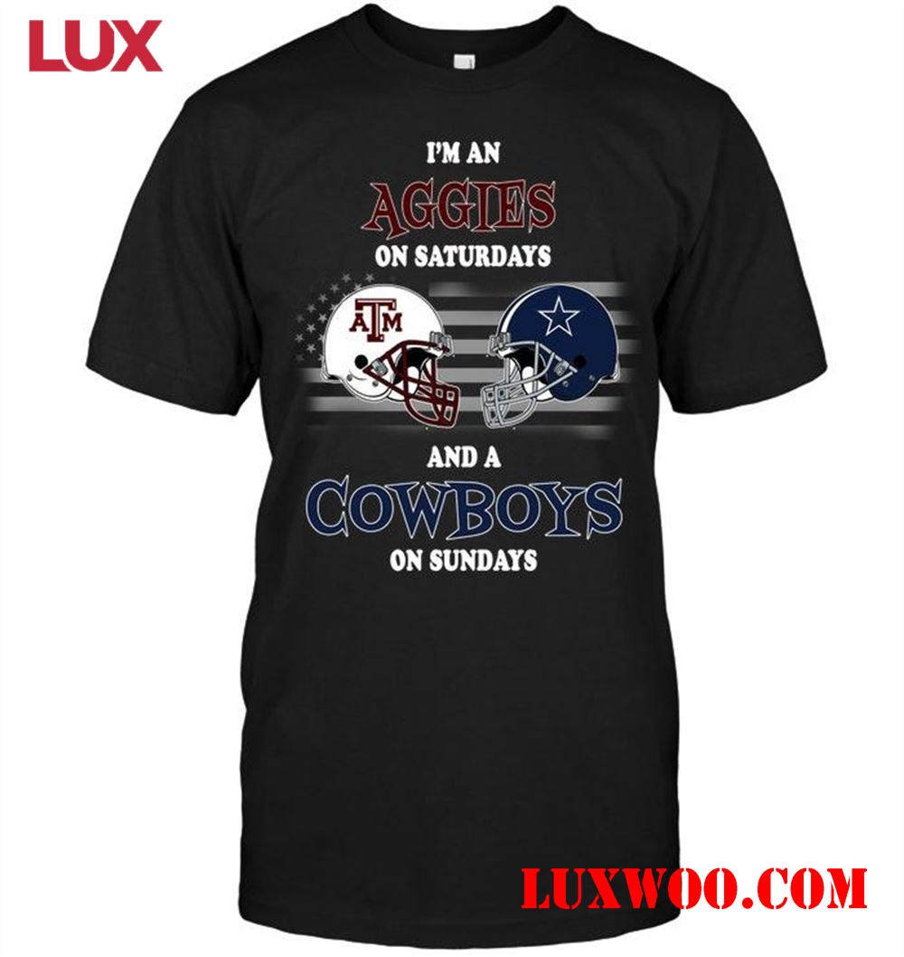 Nfl Dallas Cowboys Im Texas A M Aggies On Saturdays And Dallas Cowboys On Sundays Shirt – Copy 