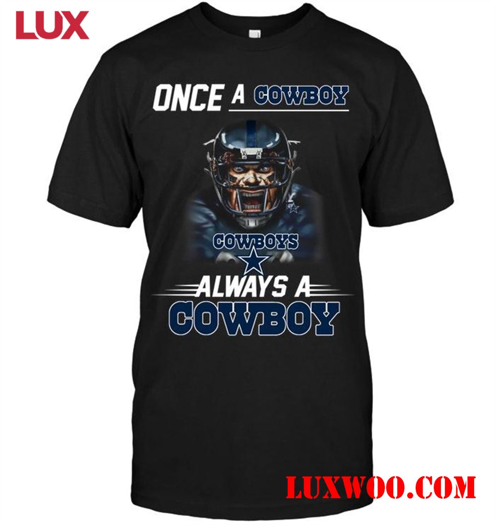 Nfl Dallas Cowboys Once A Cowboy Always A Cowboy Dallas Cowboys Fan Shirt 2 Black 