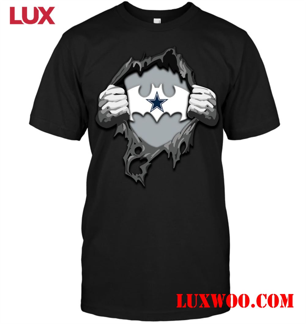 Nfl Dallas Cowboys Ripping Tearing Through Logo Batman 