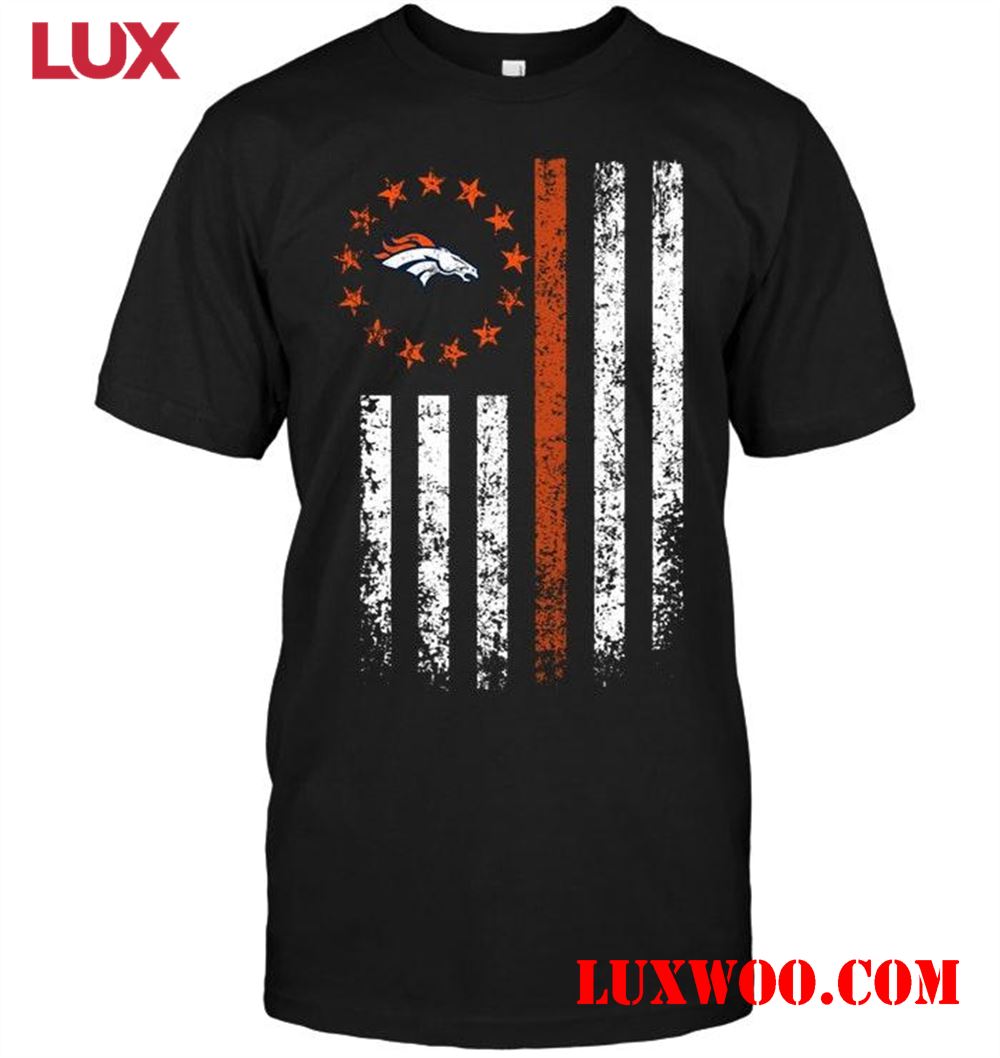 Nfl Denver Broncos American Flag Star Shirt 