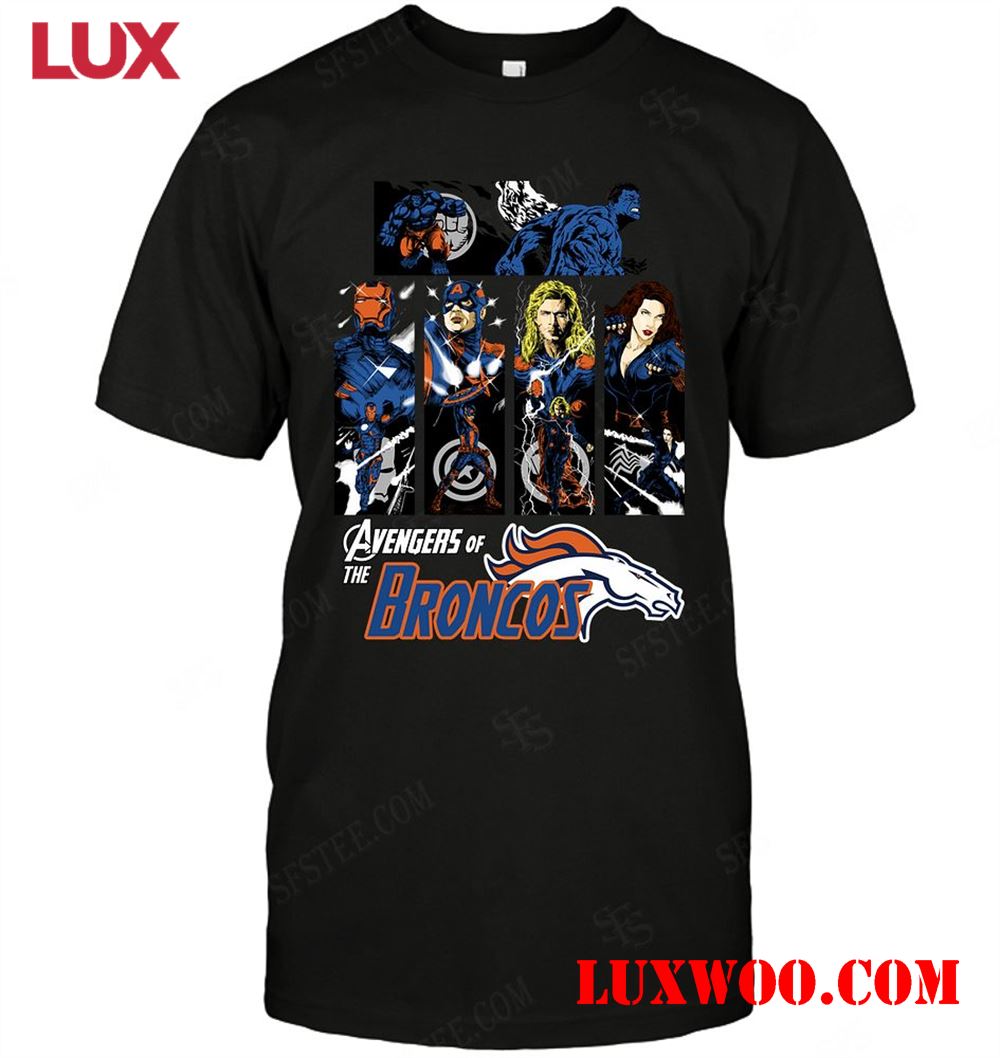 Nfl Denver Broncos Avengers Dc Marvel Jersey Superhero Avenger 