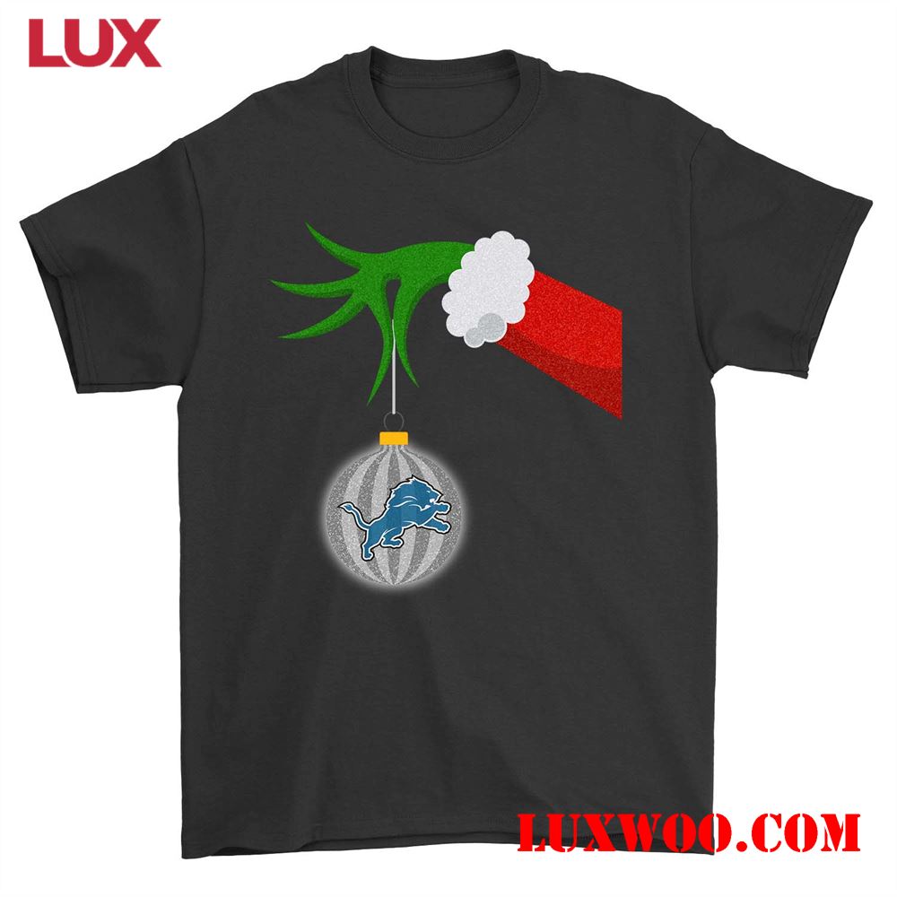 Nfl Detroit Lions Grinch Hand Merry Christmas Detroit Lions 