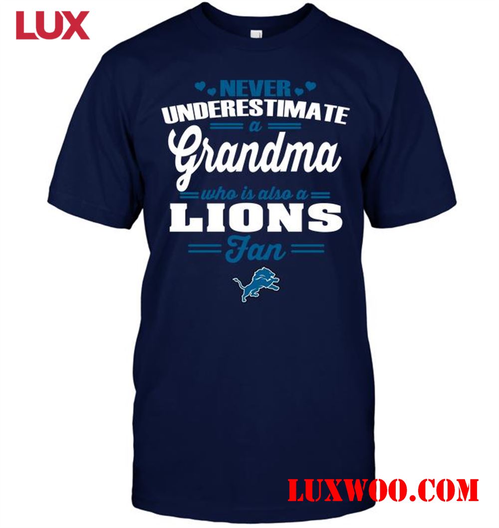 Nfl Detroit Lions Never Underestimate A Grandma Who Is Also A Lions Fan 