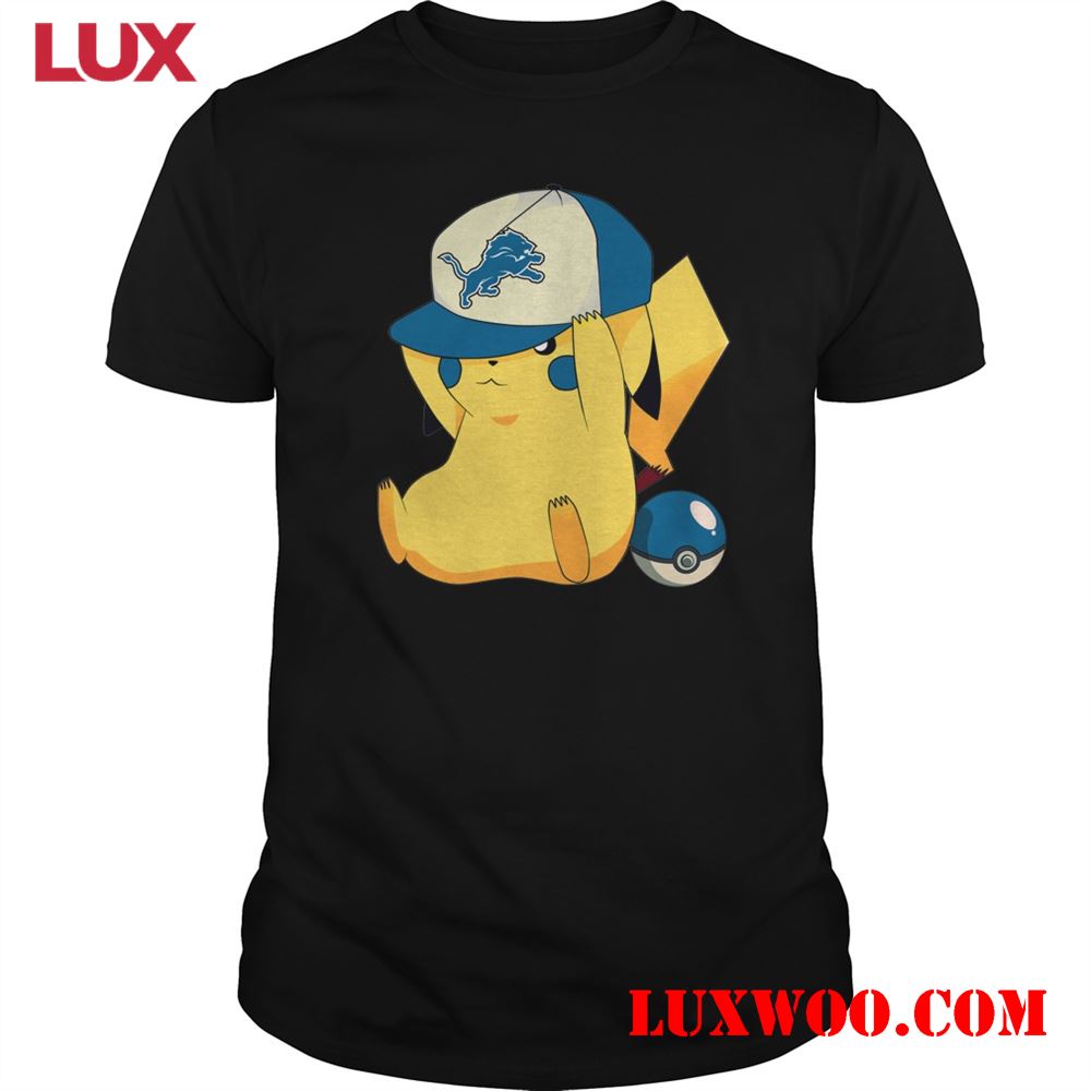 Nfl Detroit Lions Pikachu Pokemon 