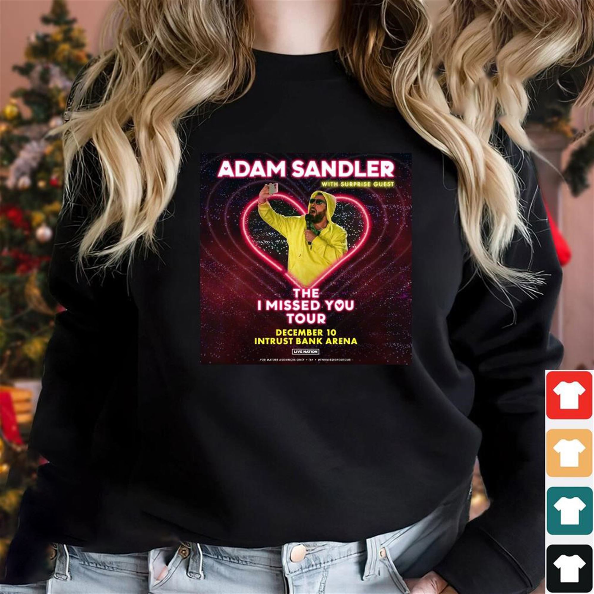 Adam Sandler With Surprise Guest The I Missed You Tour Shirt Plus Size Up To 5xl