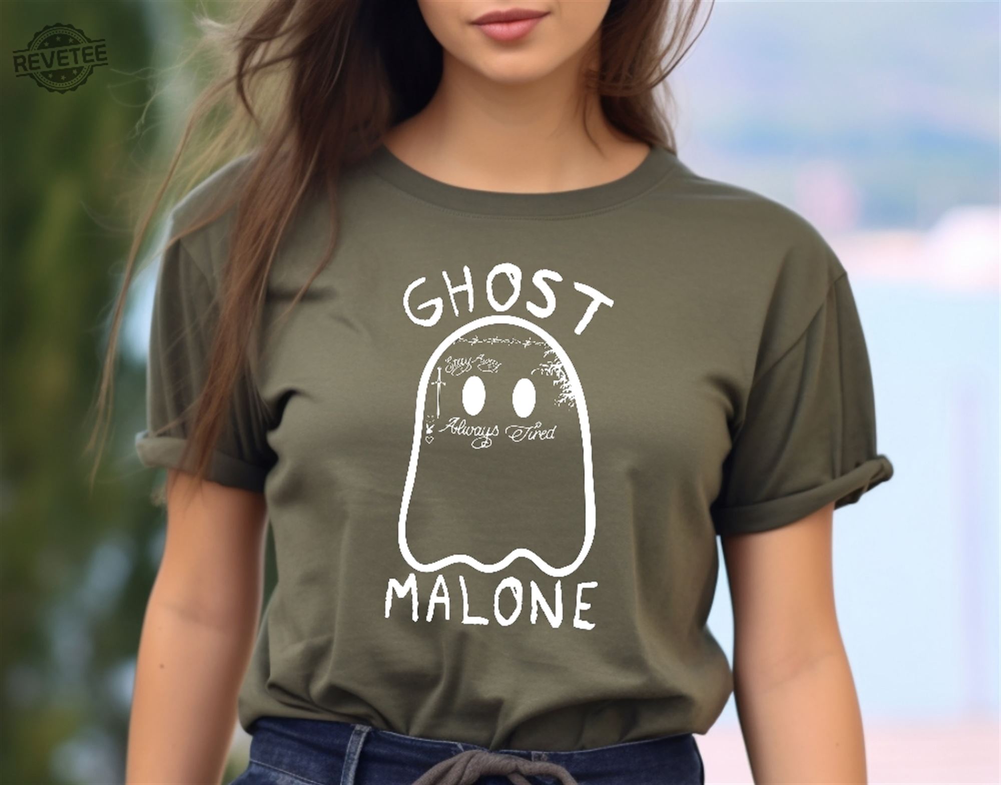 Ghost Malone Halloween Shirt Unique Post Malone Nickname Tee Full Size Up To 5xl