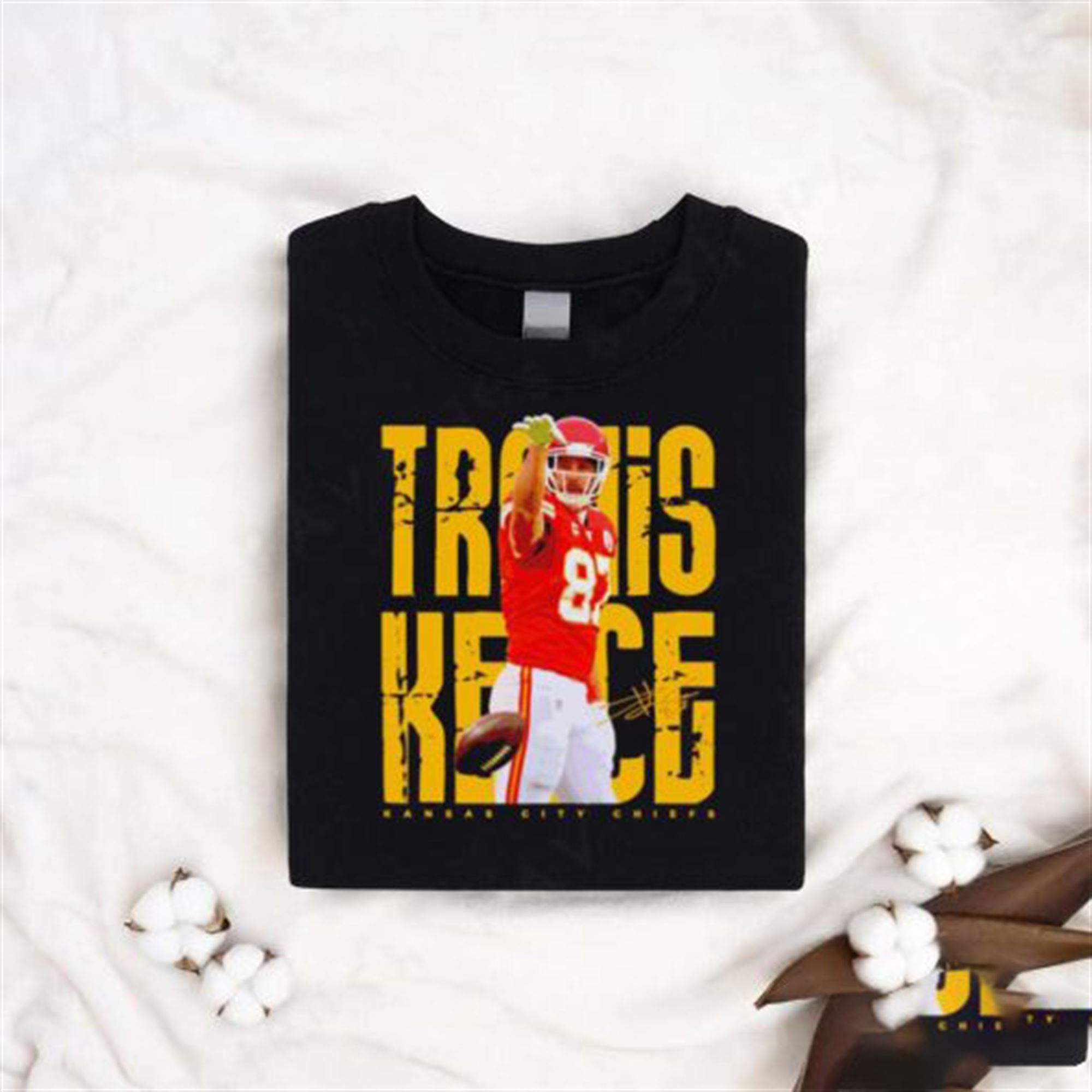 Travis Kelce Kansas City Chiefs Signature 2023 Tshirt Size Up To 5xl