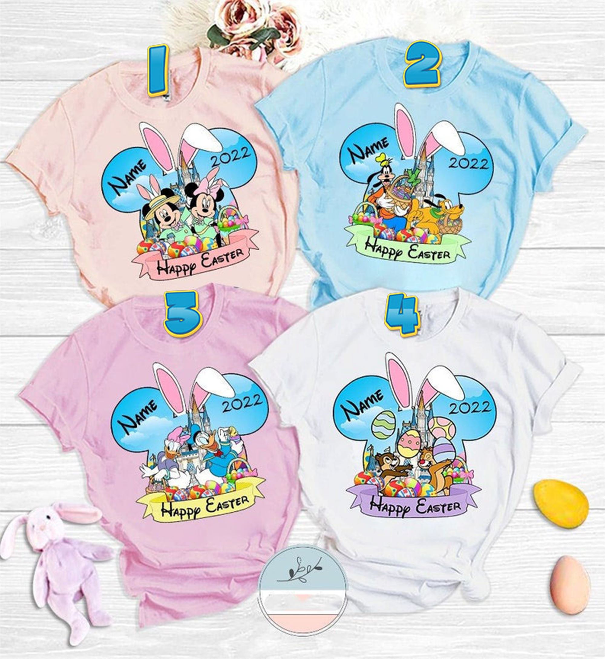 Custom Easter 2023 Disney Family Vacation Tee Shirt 