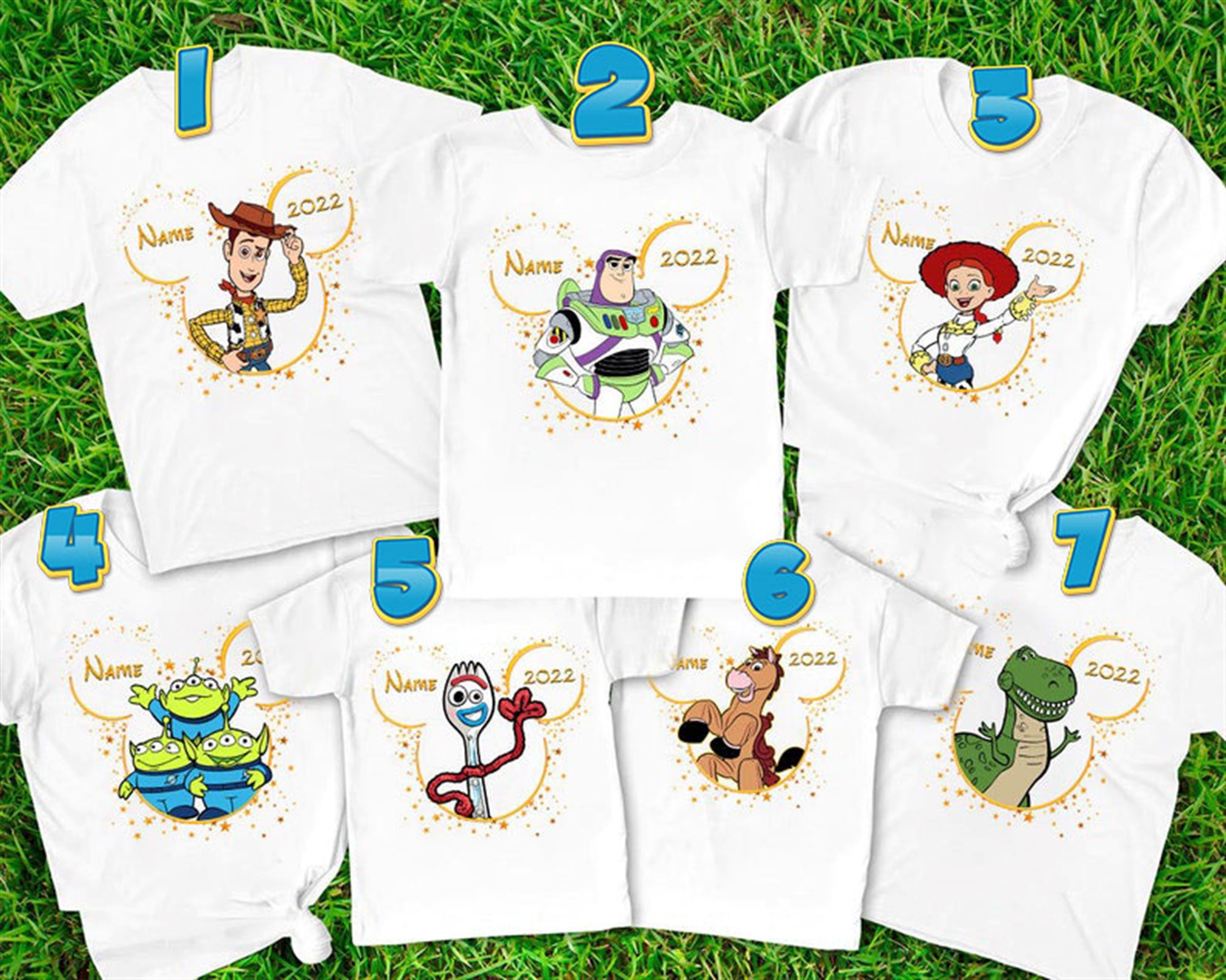 Custom-made Disney Family Holiday Personality T Shirt 